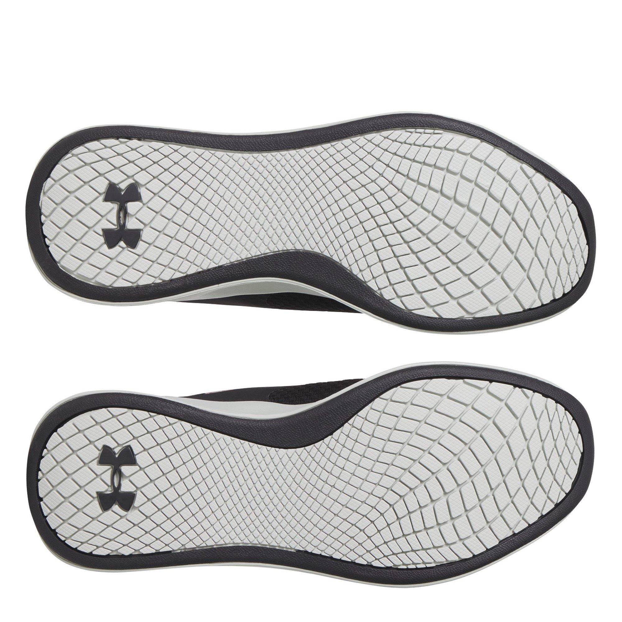 Blk/Green/Silv - Under Armour - Charged Aurora 2 Womens Training Shoes - 3