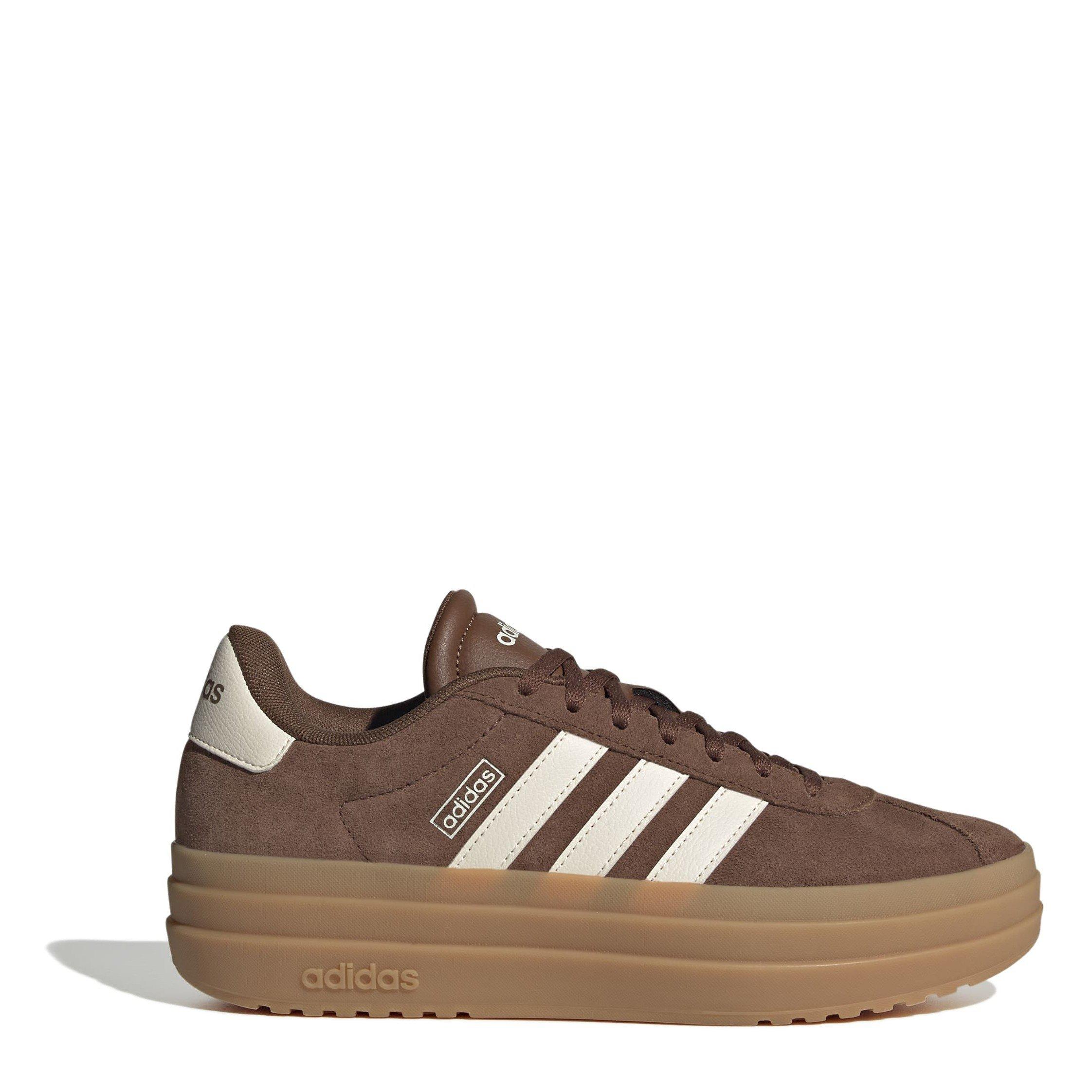 Adidas Women's Vl Court Bold Trainers - Brown/Wht/Gum - 6.5 (40)