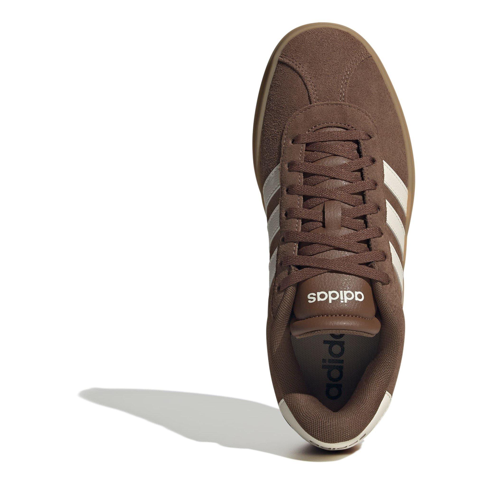 Brown/Wht/Gum - adidas - VL Court Bold Women's Trainers - 5