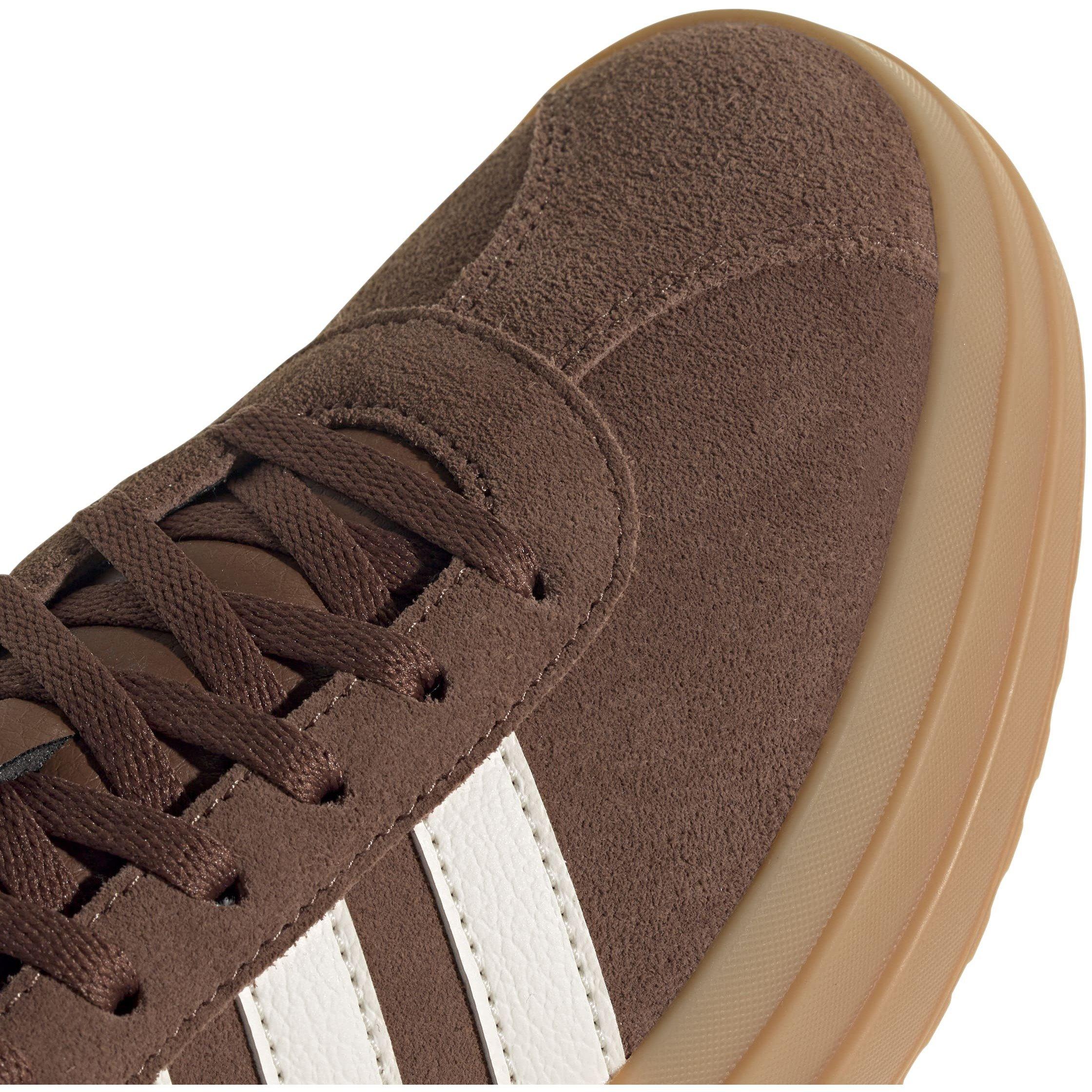 Brown/Wht/Gum - adidas - VL Court Bold Women's Trainers - 7