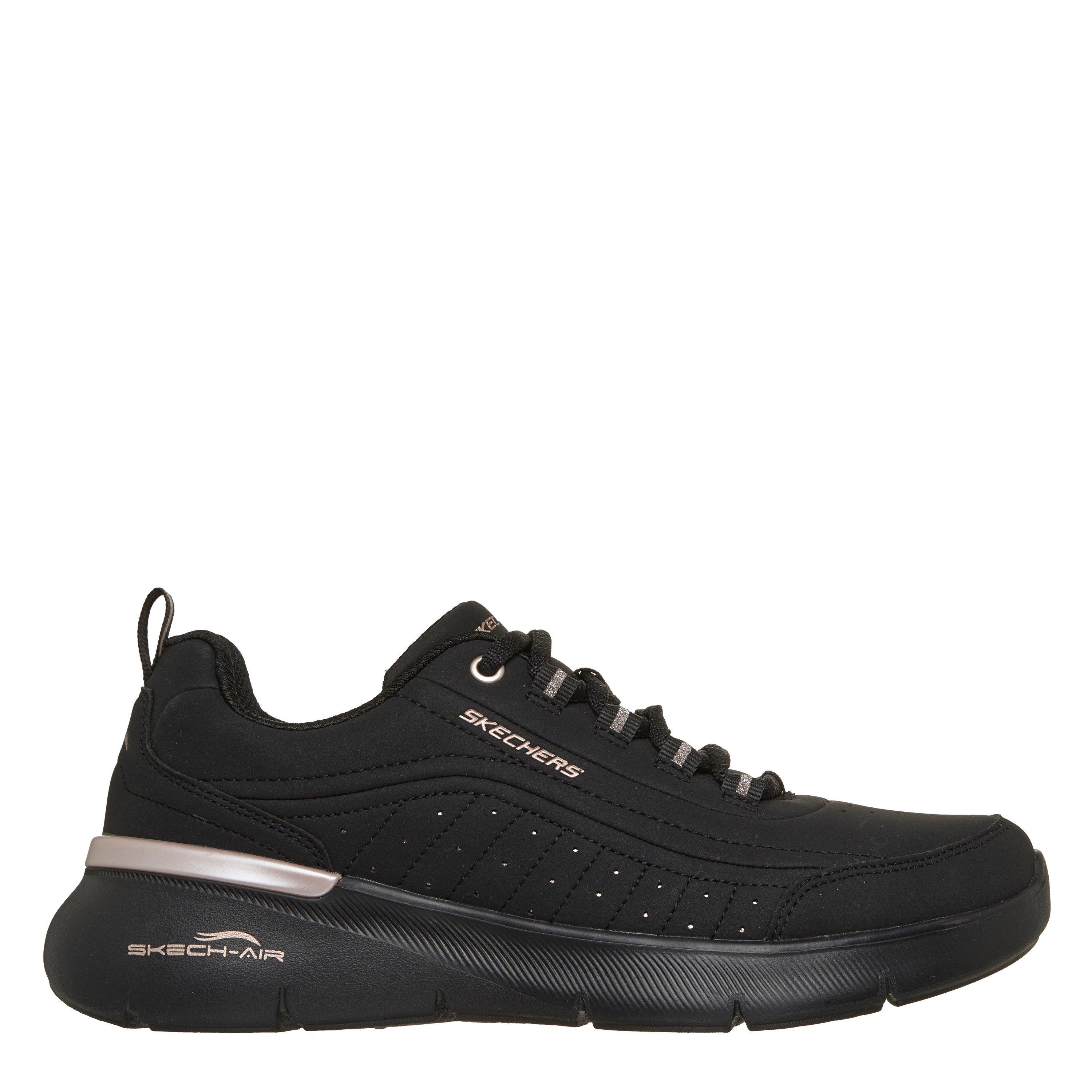 Skechers Women's Air Dynamight - Black/Rose Gold - 8 (41)