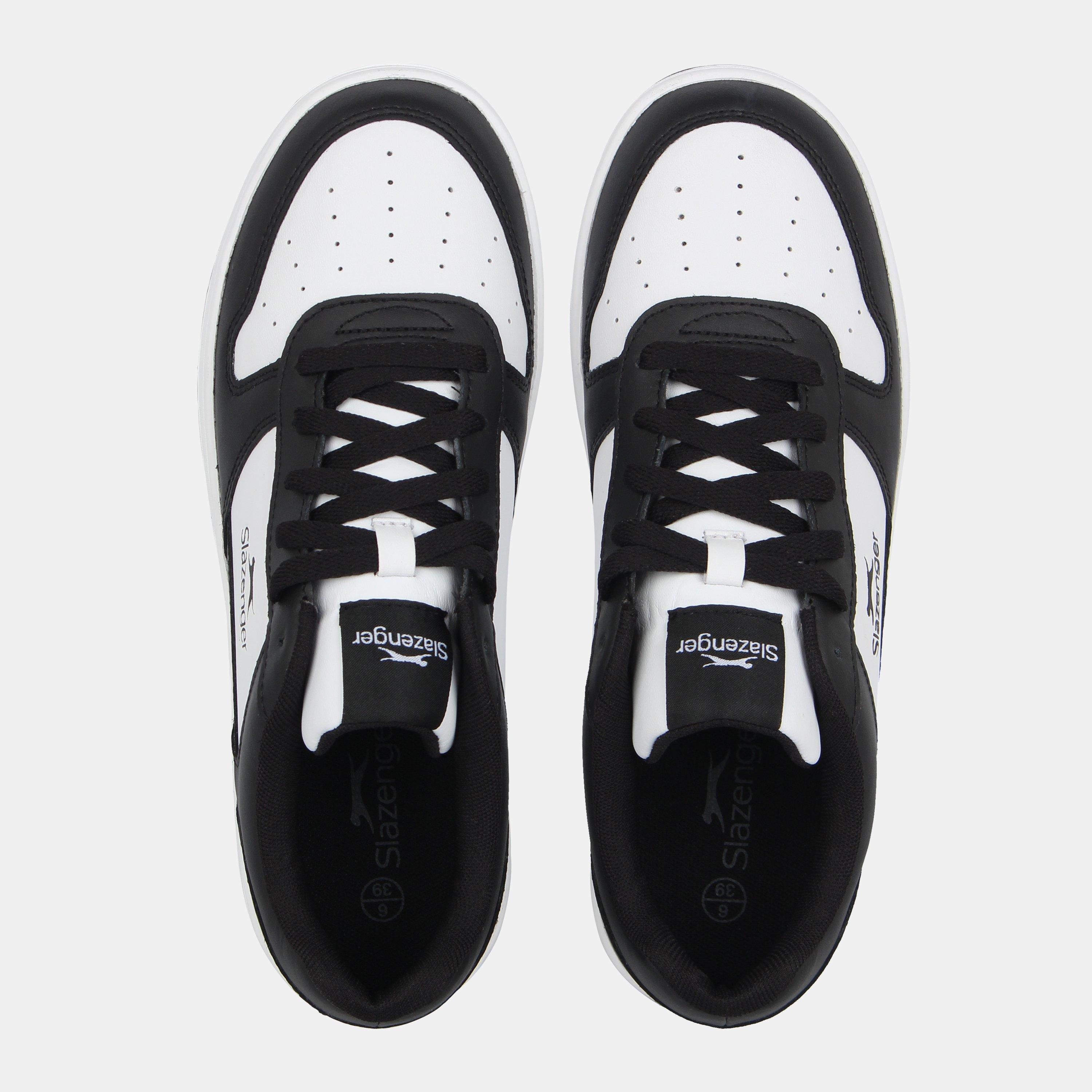 Schwarz/Weiß - Slazenger - Tower Low Trainers Womens - 4