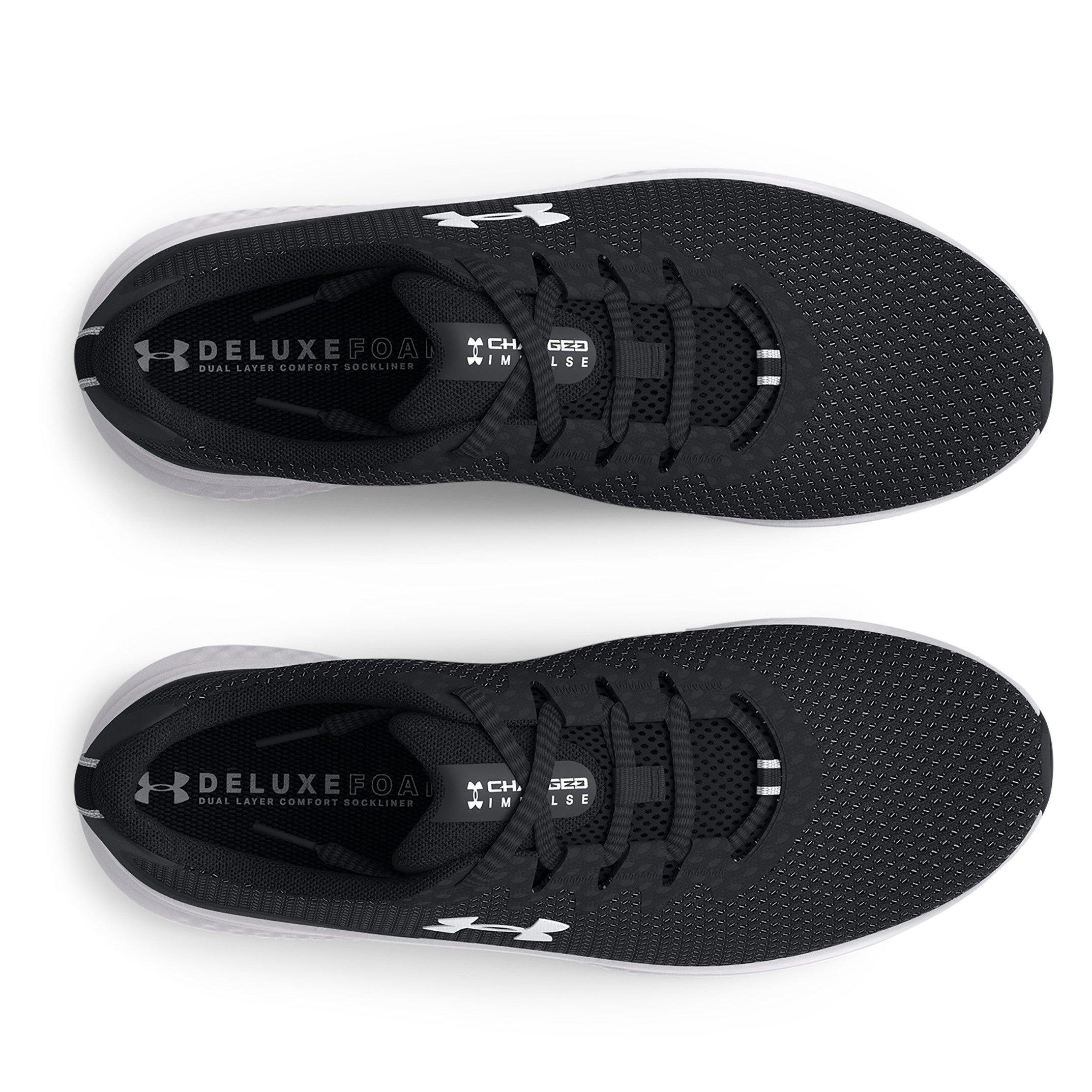 Black/White - Under Armour - Under W Charged Impulse 3 Womens Trainers - 4