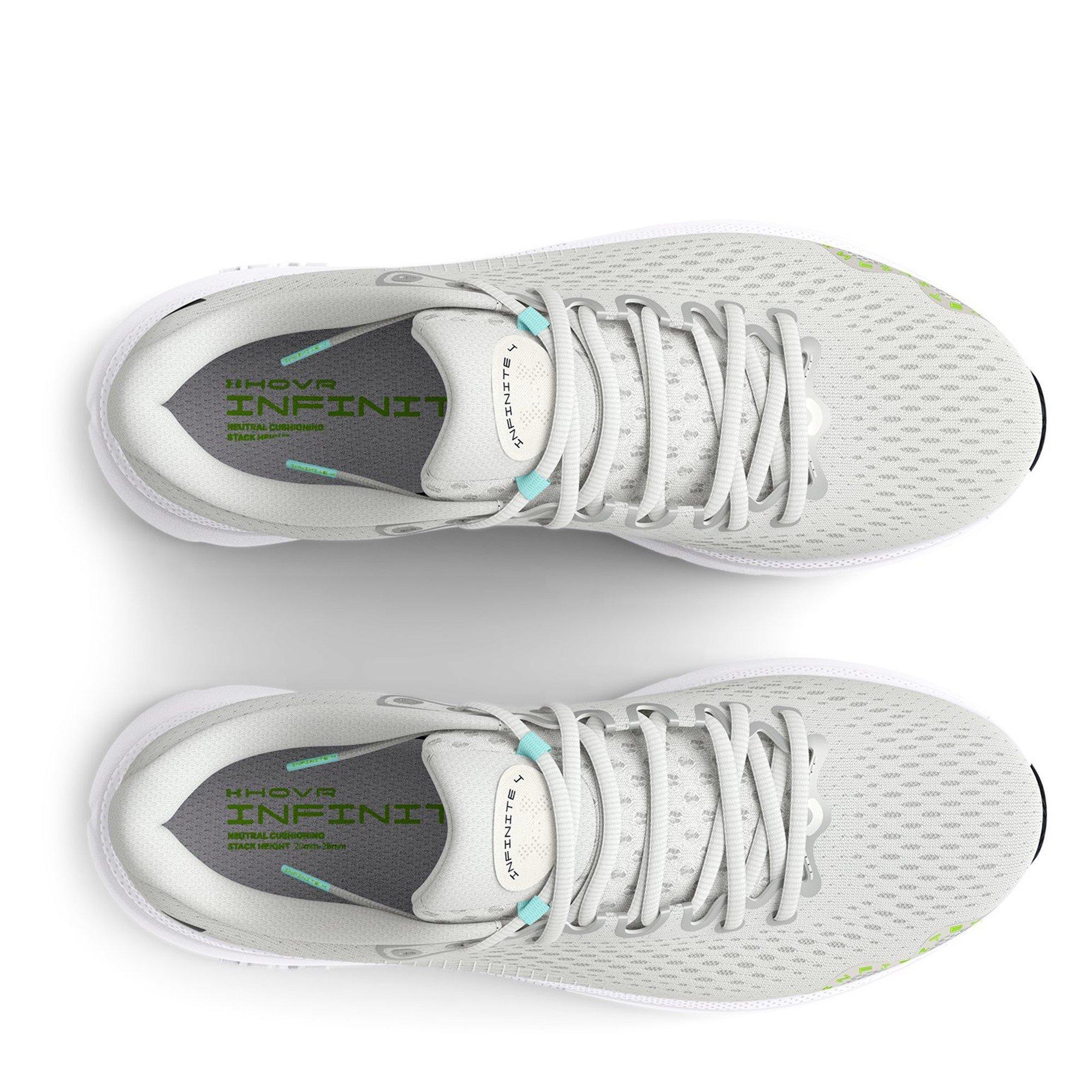 Grå tåge/hvid - Under Armour - Under HOVR Infinite 4 Women's Running Shoes - 4