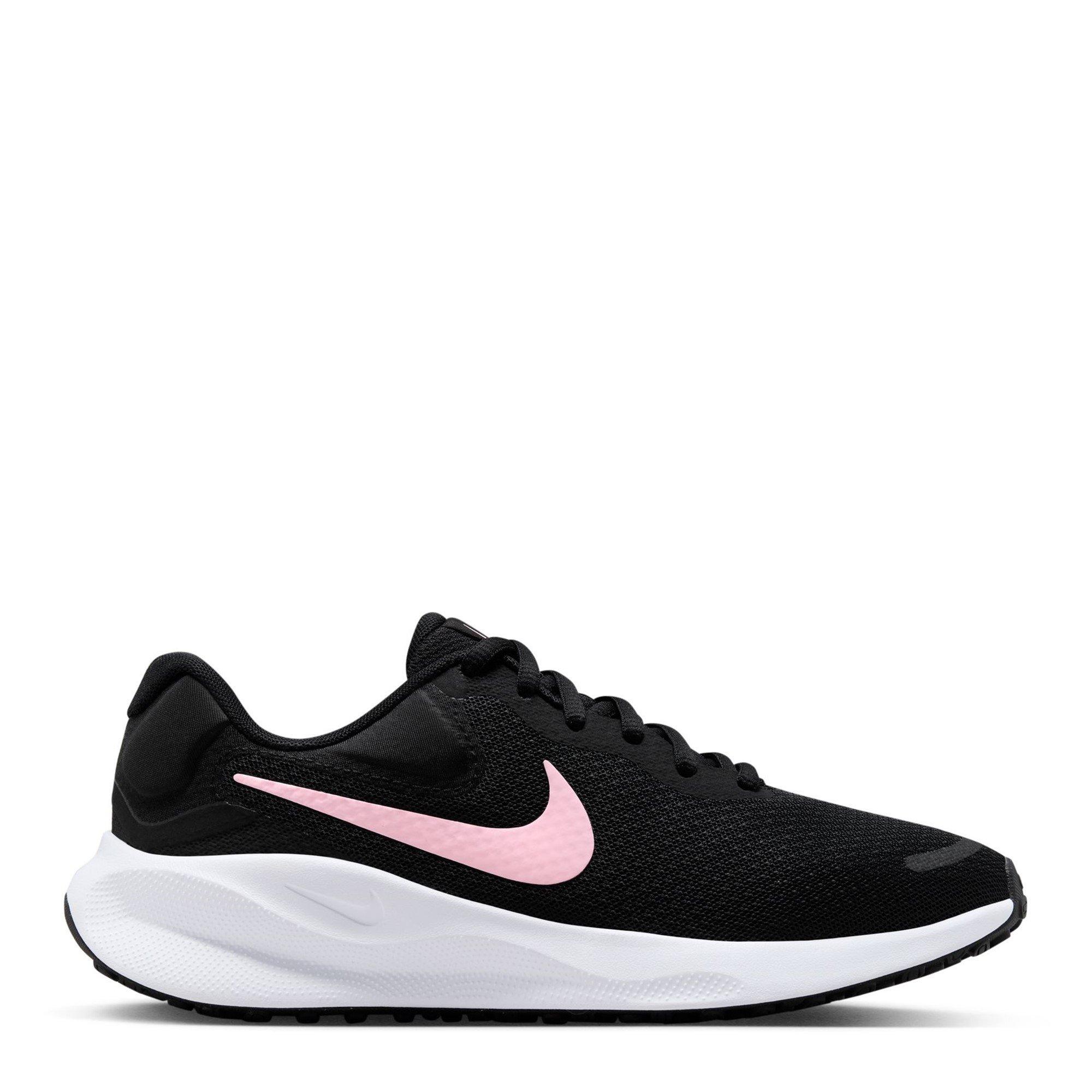 Preto/Rosa - Nike - Revolution 7 Women's Running Shoes - 1