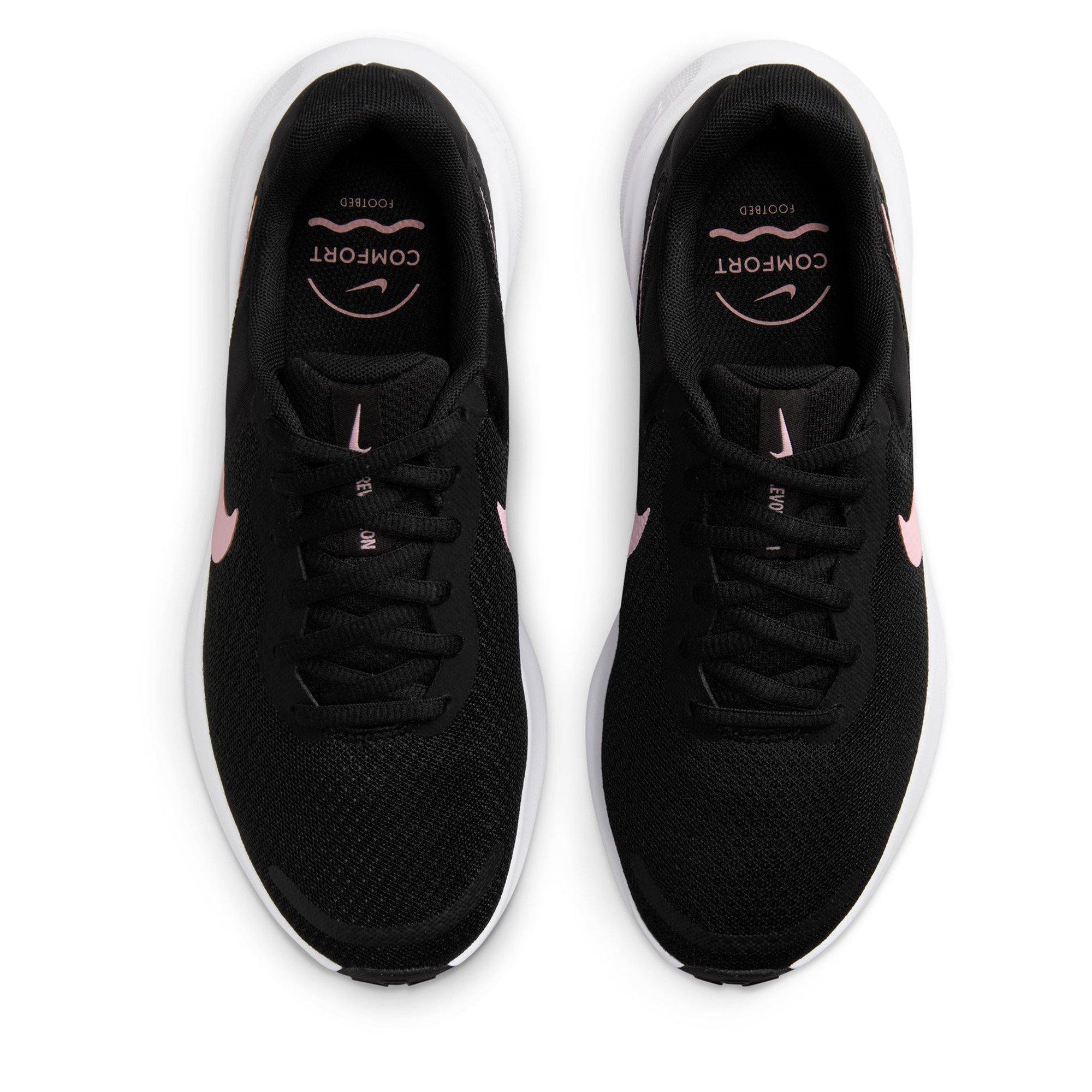 Preto/Rosa - Nike - Revolution 7 Women's Running Shoes - 5