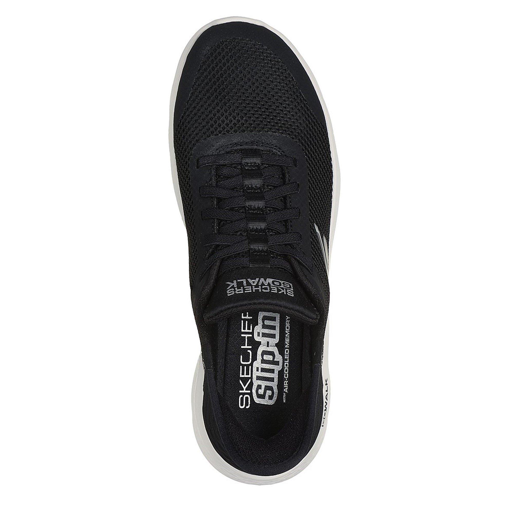 Black/White - Skechers - Slip-Ins: Go Walk Flex - Grand Entry - 5