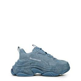 Balenciaga Triple S Denim Trainers