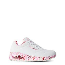 Skechers Skechers Goldcrown Printed Graffiti Heart De Low-Top Trainers Womens