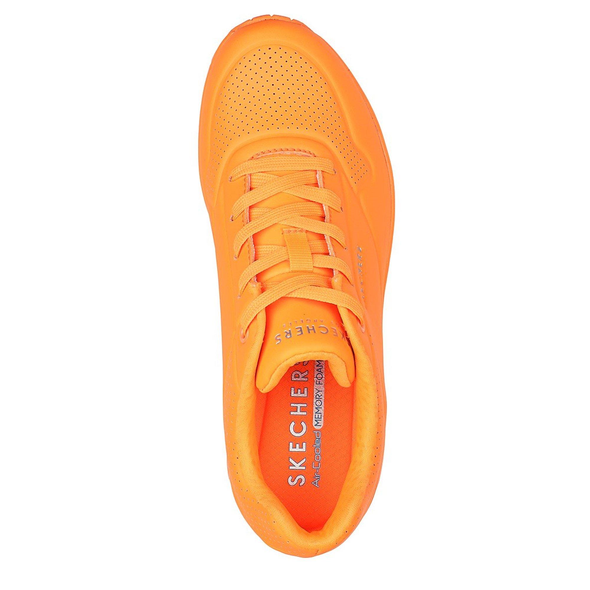Orange néon - Skechers - UNO Trainers Womens - 5
