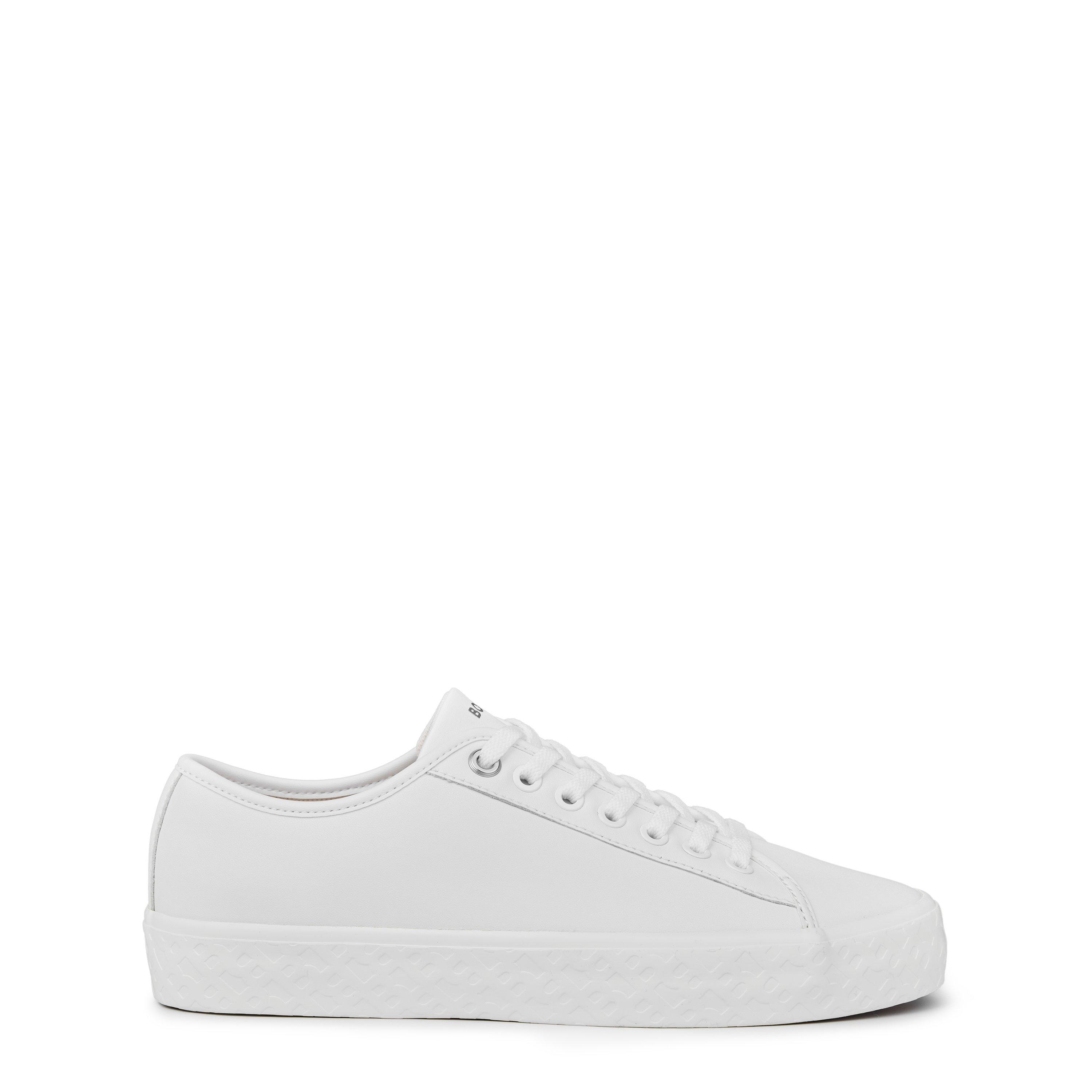 Boss Women's Aiden Tennis Shoes, Iconic Logo - White - 7 (40)