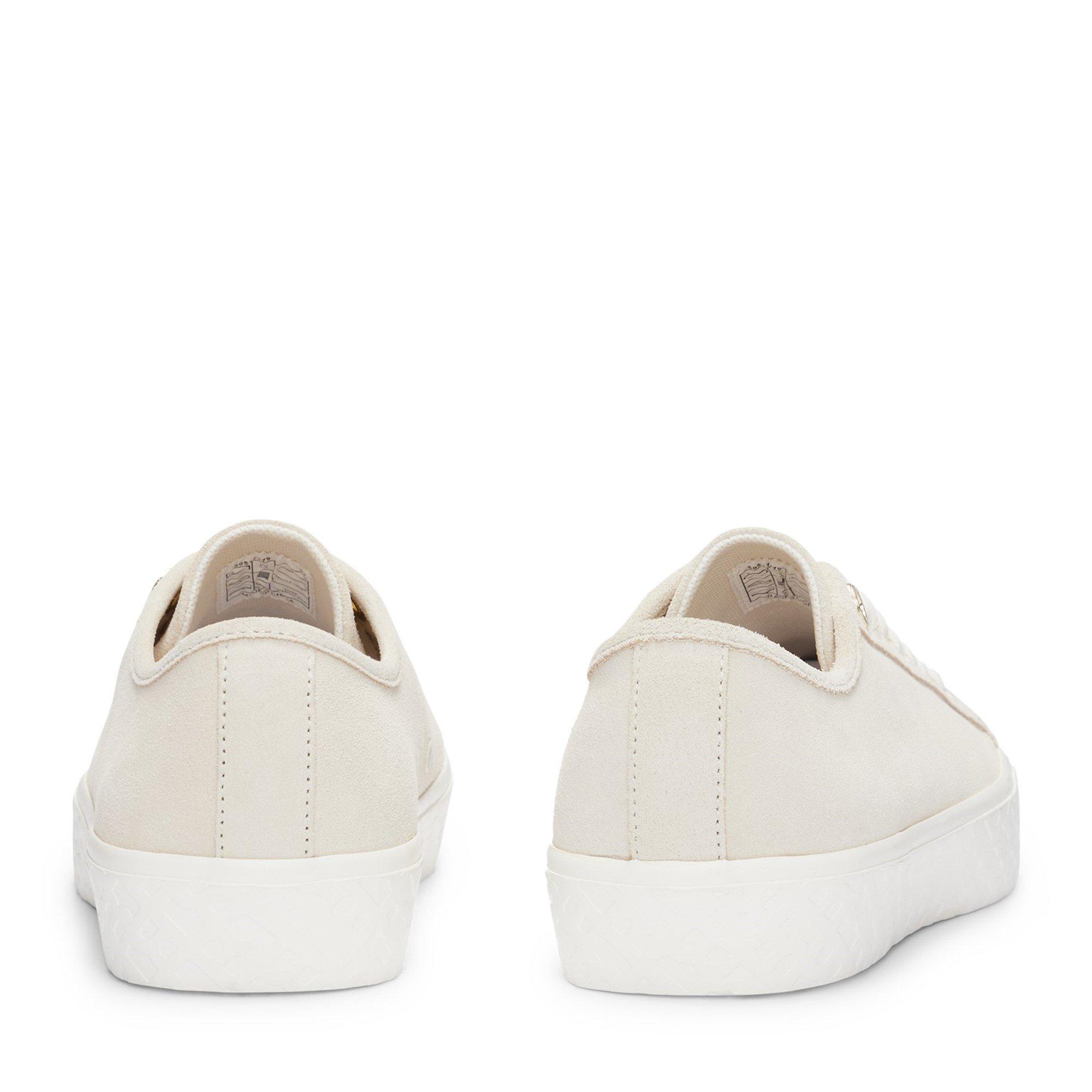 Open White - Boss - Women's Aiden Tennis Shoes, Iconic Logo - 4