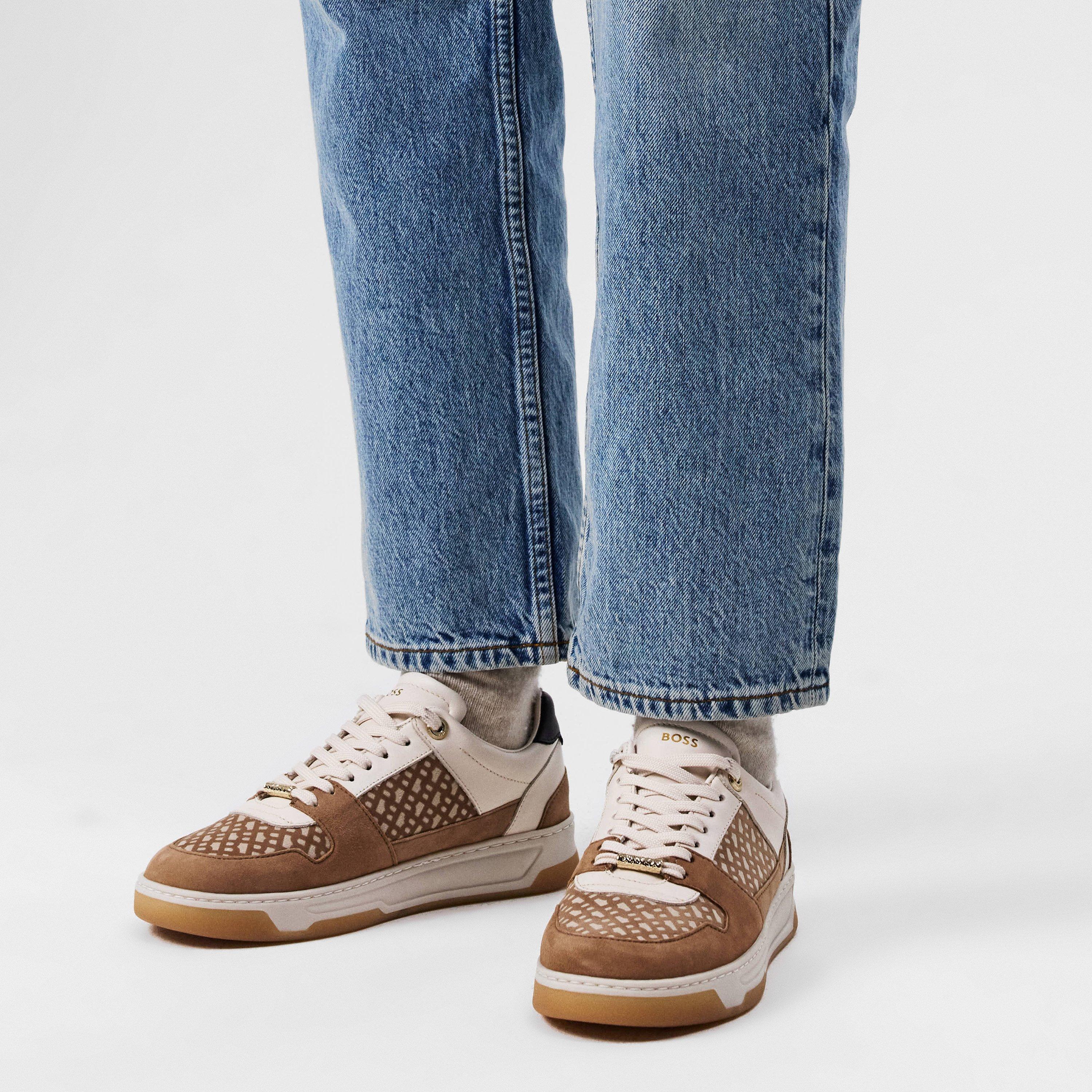 Medium Beige - Boss - Women's Baltimore Low Luxury Sneakers - 2