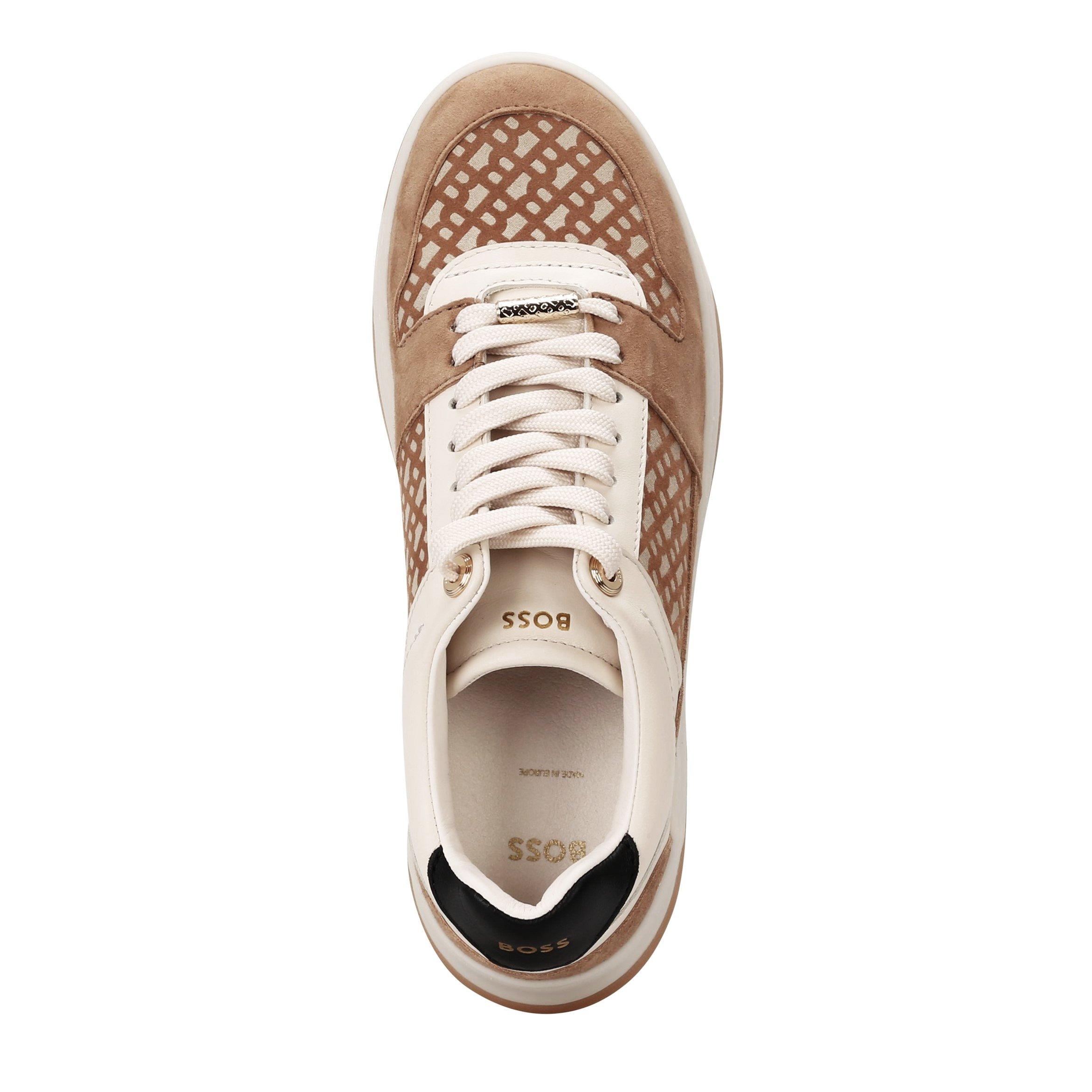 Medium Beige - Boss - Women's Baltimore Low Luxury Sneakers - 3