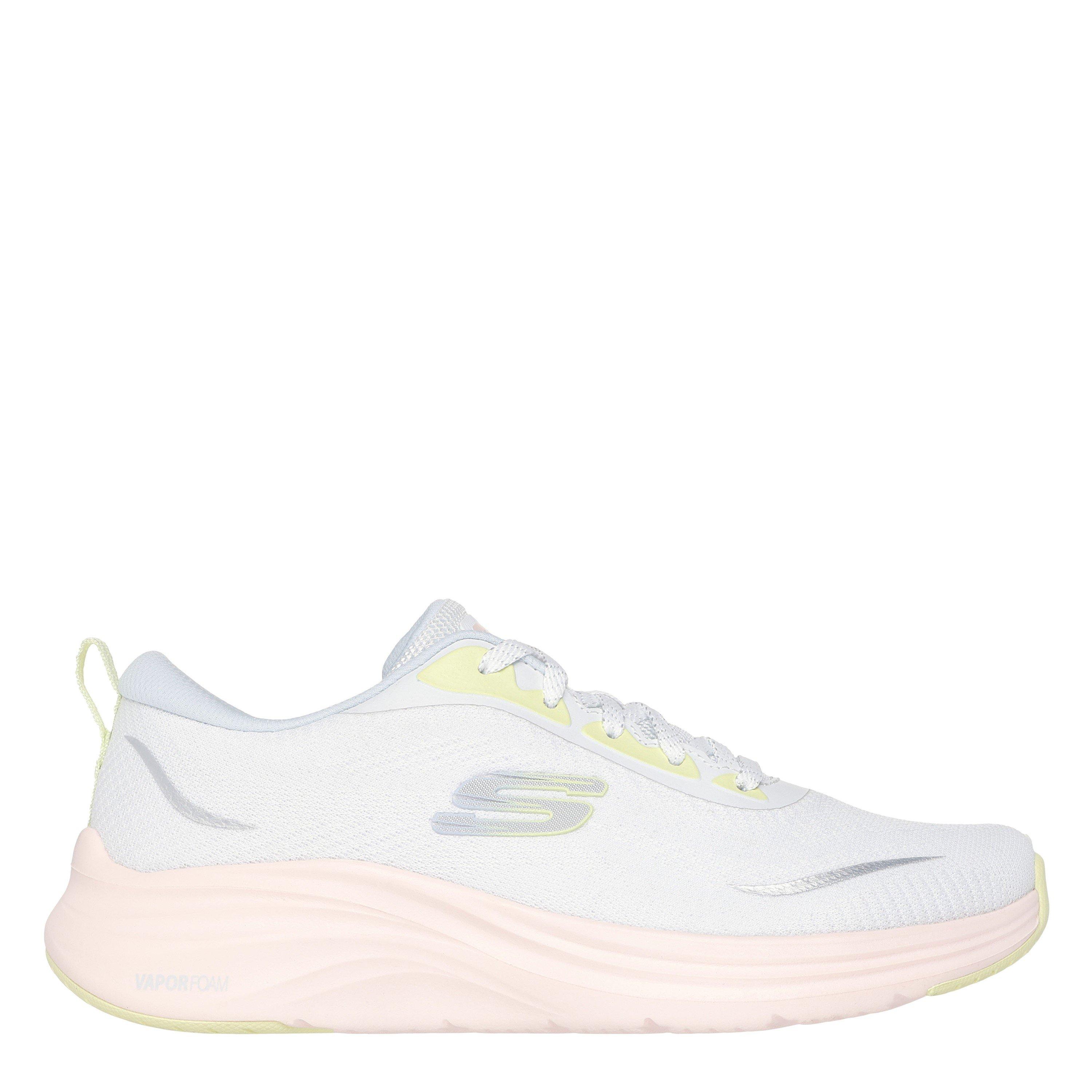 WHT/MULTI - Skechers - Vapor Foam Lace-Up Womens Shoes - 3