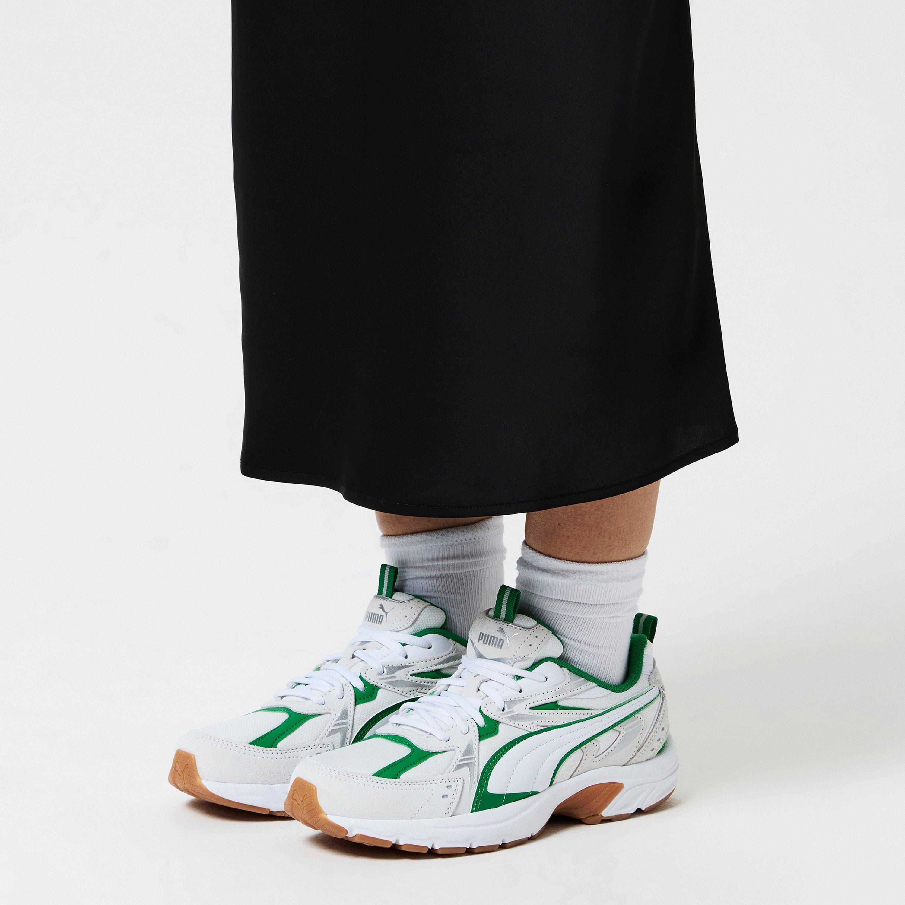 Wht/Green/Gum - Puma - Milenio Tech Low-Top Trainers - 2
