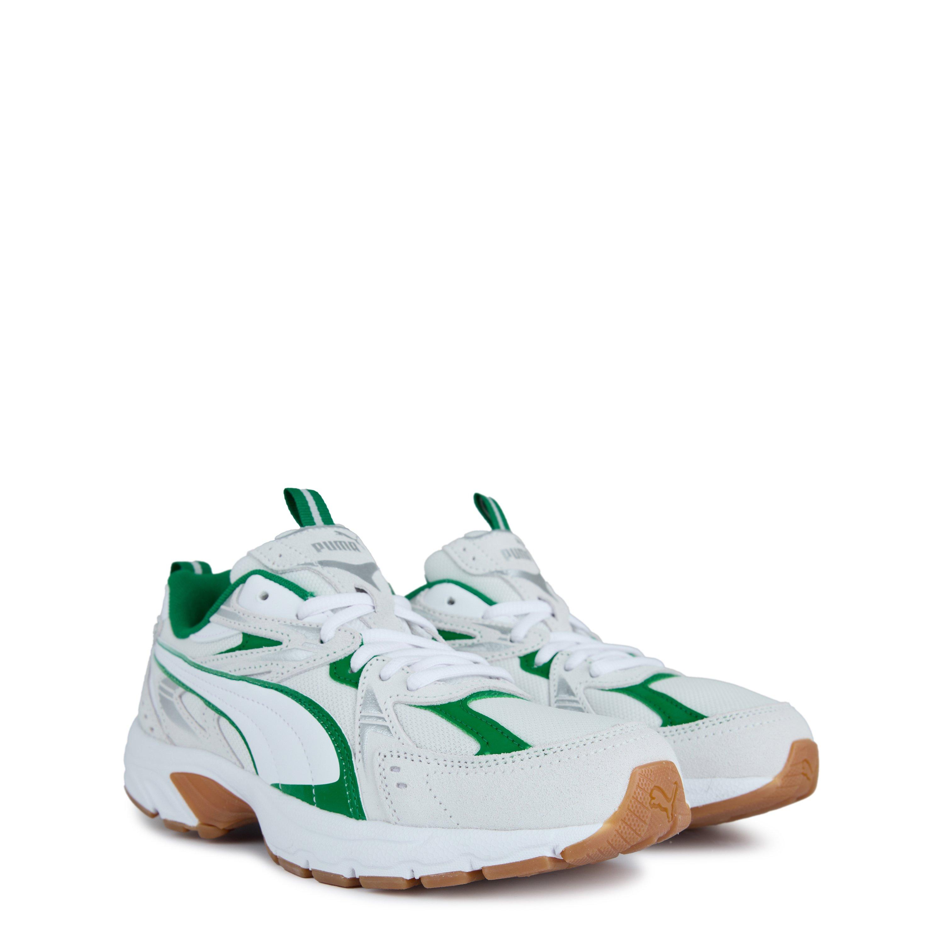 Wht/Green/Gum - Puma - Milenio Tech Low-Top Trainers - 4
