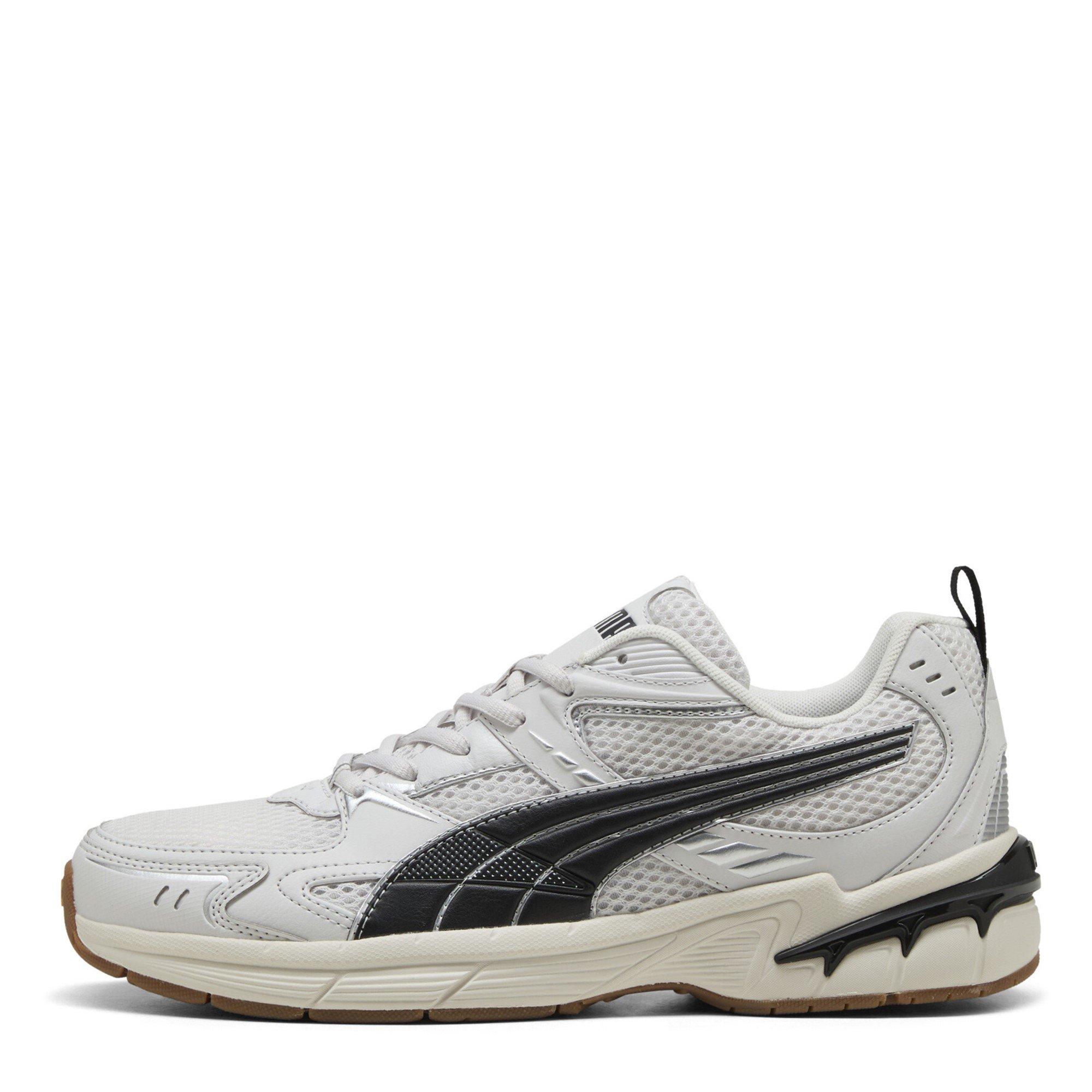 Wht/Blk/Gum - Puma - Women's Milenio Tech Low-Top Trainers - 2