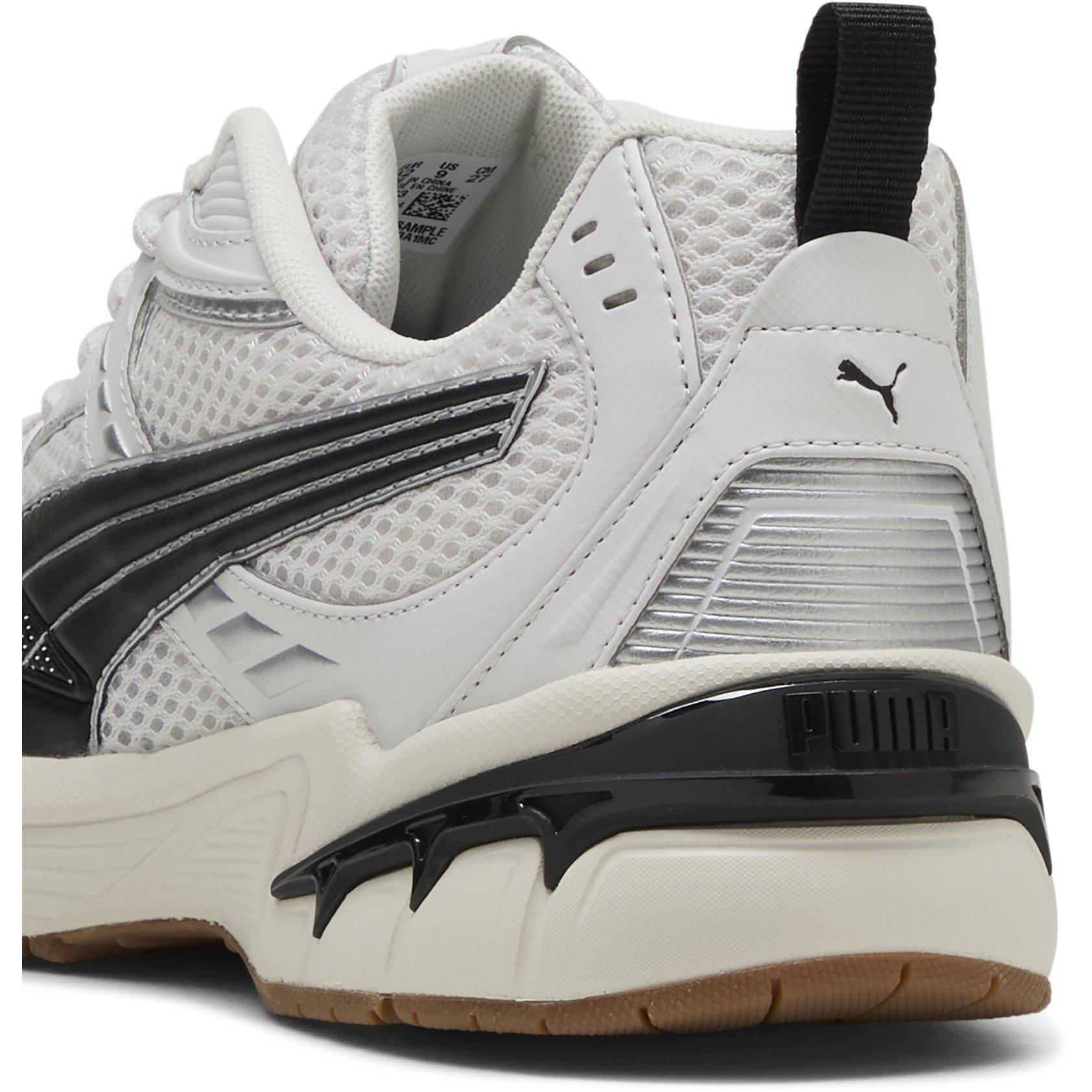Wht/Blk/Gum - Puma - Women's Milenio Tech Low-Top Trainers - 5