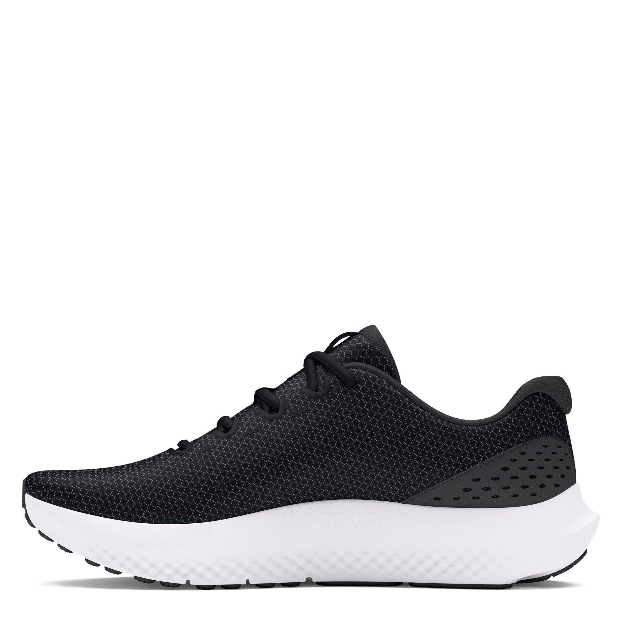 Black/White - Under Armour - Surge 4 Running Shoes Womens - 2