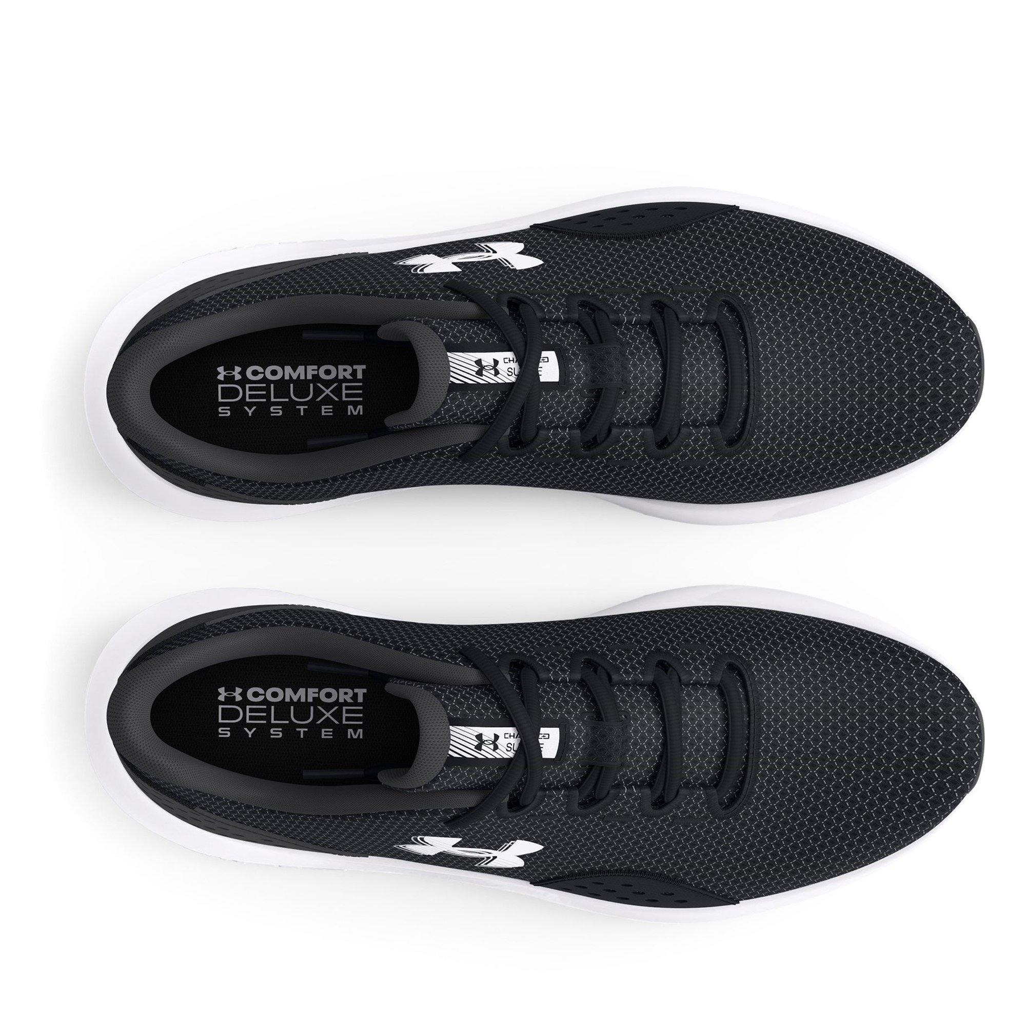 Black/White - Under Armour - Surge 4 Running Shoes Womens - 4