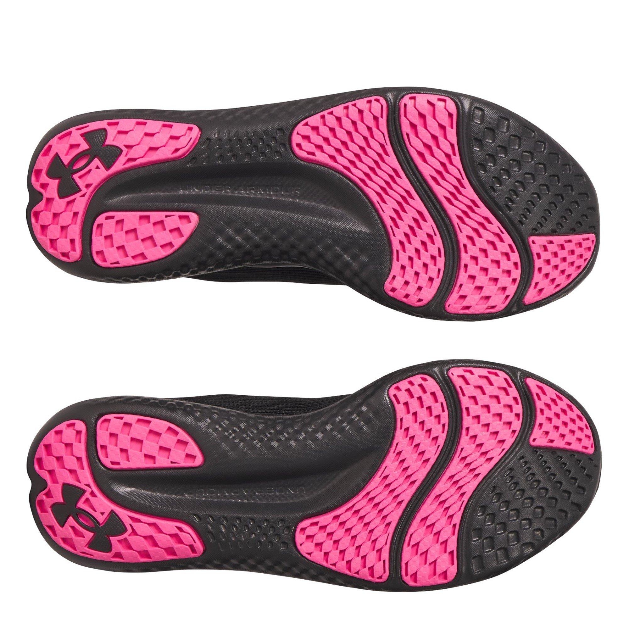 Black/Pink - Under Armour - Speed Swift Running Shoes Womens - 3