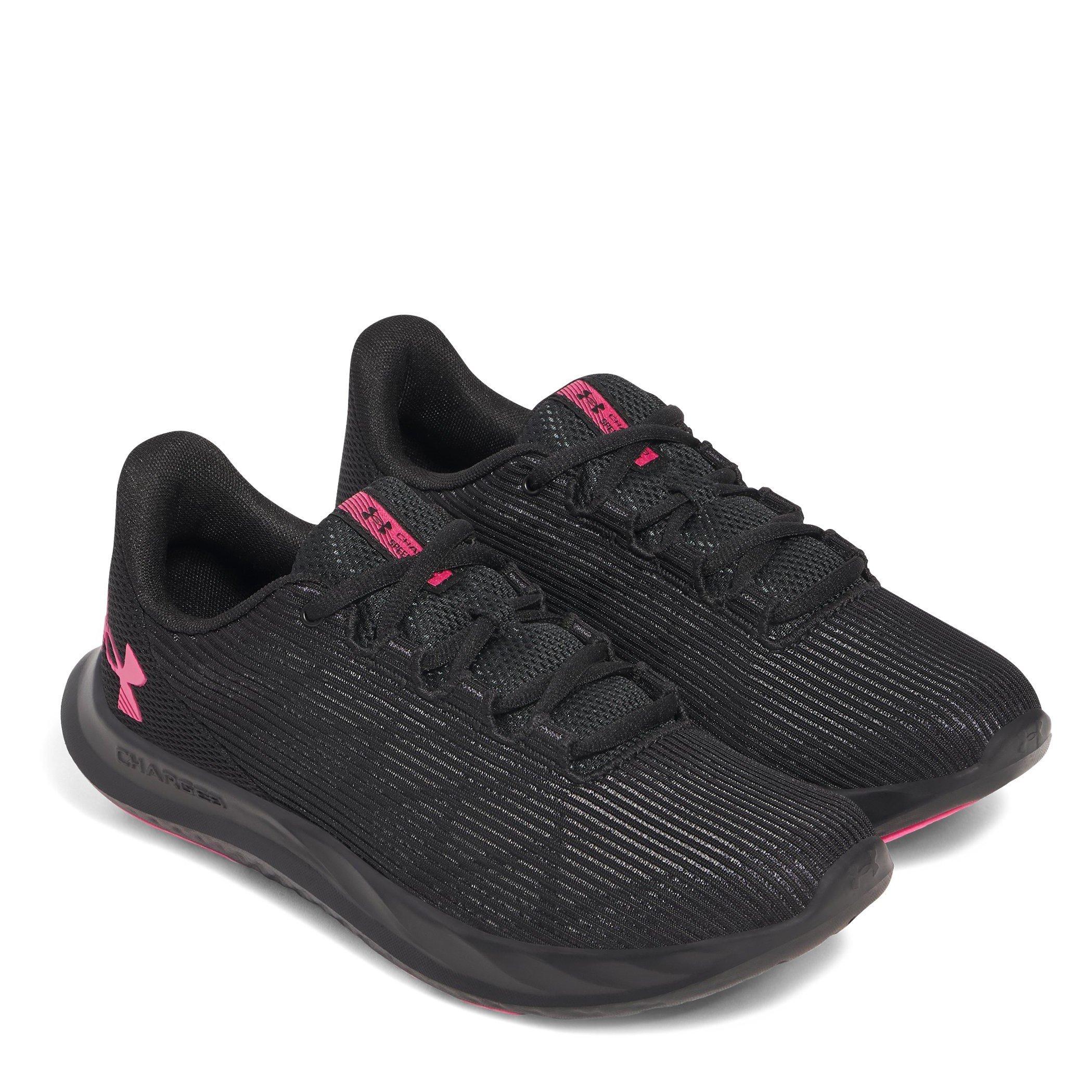 Black/Pink - Under Armour - Speed Swift Running Shoes Womens - 5