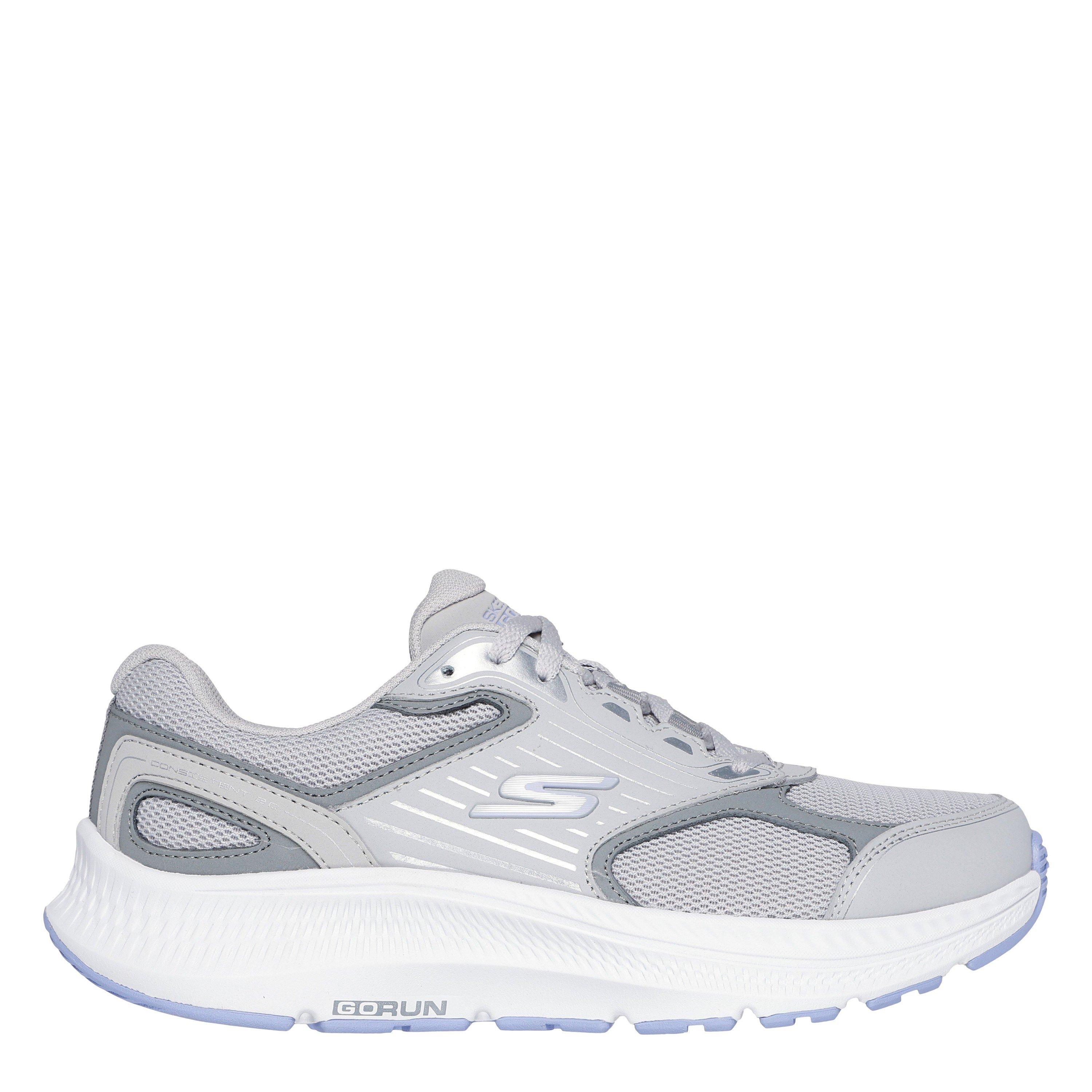Skechers Women's Go Run Consistent 2.0 - Advantage - Grey/Lavender - 6.5 (39.5)