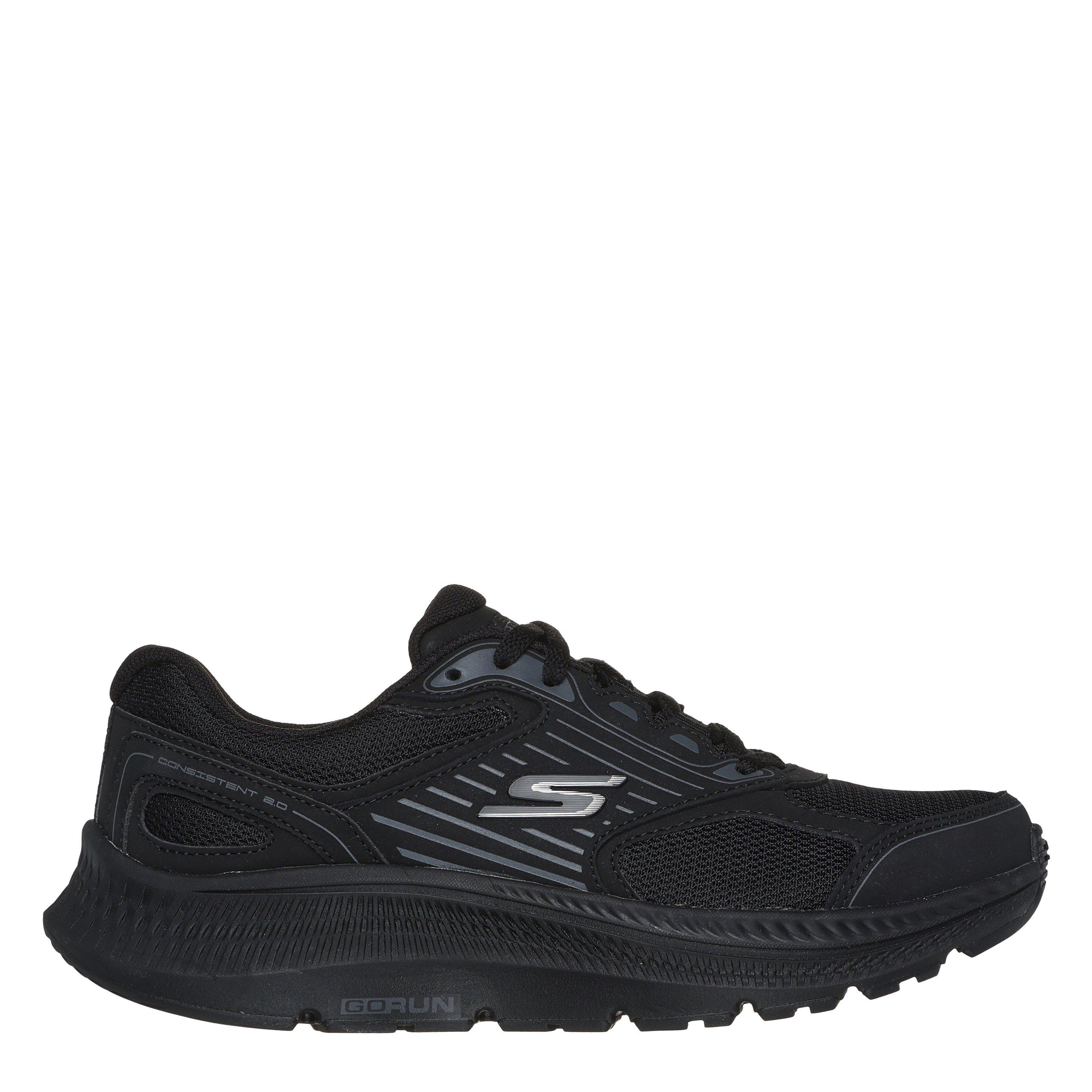 Skechers Women's Go Run Consistent 2.0 - Advantage - Triple Black - 6.5 (39.5)