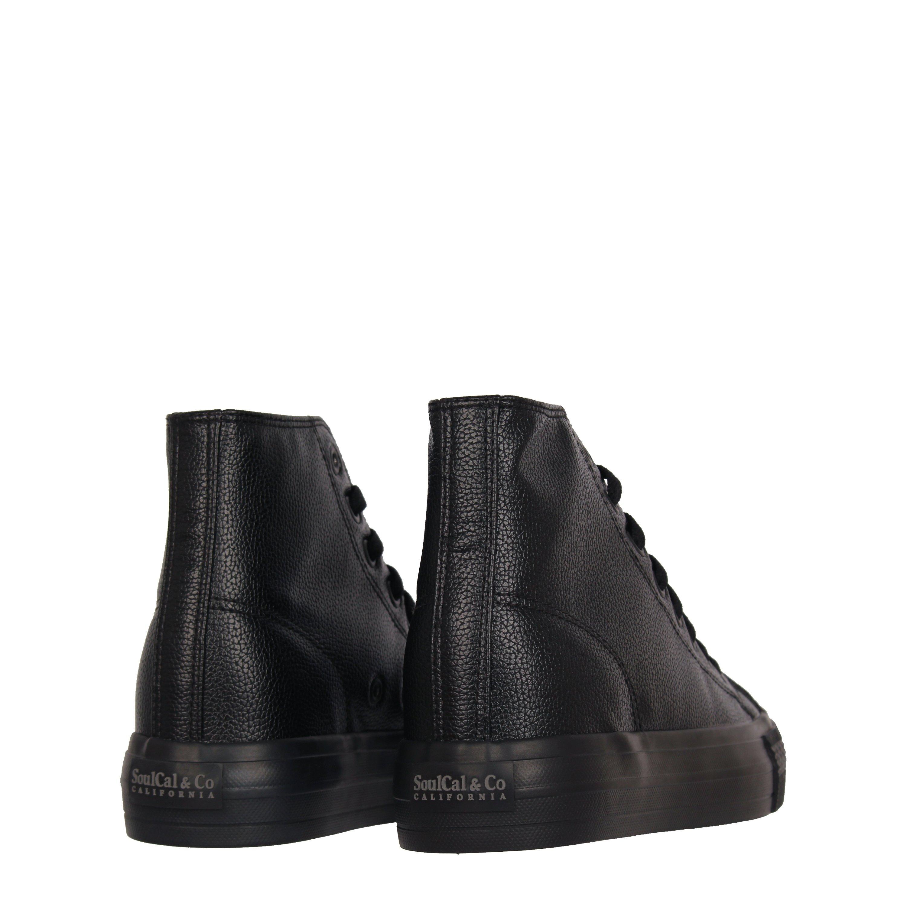 Black/Black - SoulCal - SC High Platform Trainers Womens - 4