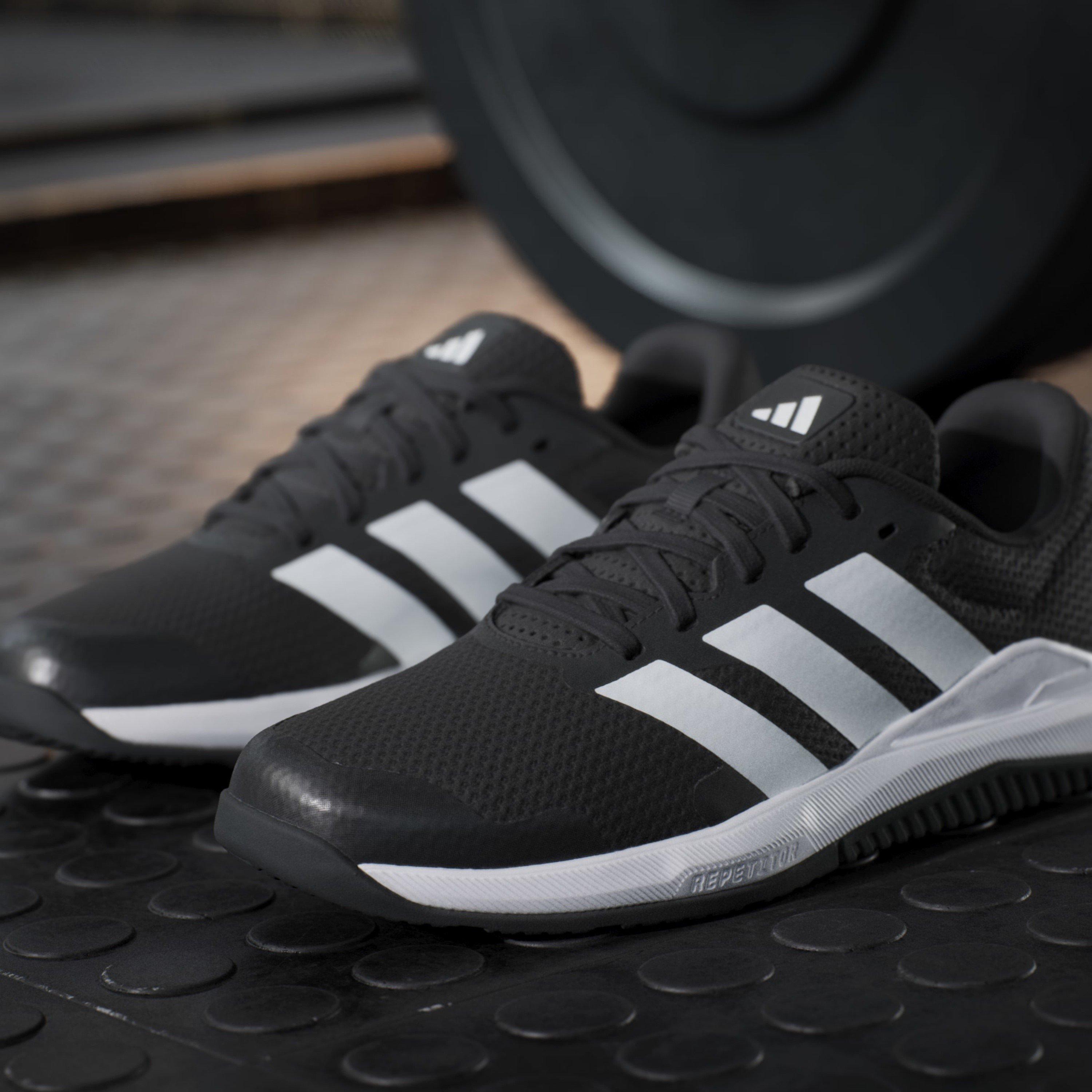 CBlack/Wht/Red - adidas - Dropset Train Womens Shoes - 16