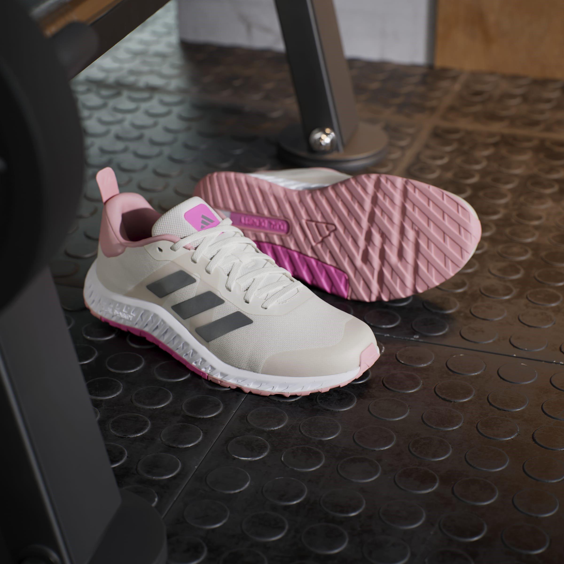 Chalk White/Irn - adidas - Everyset Trainer Training Shoes - 15