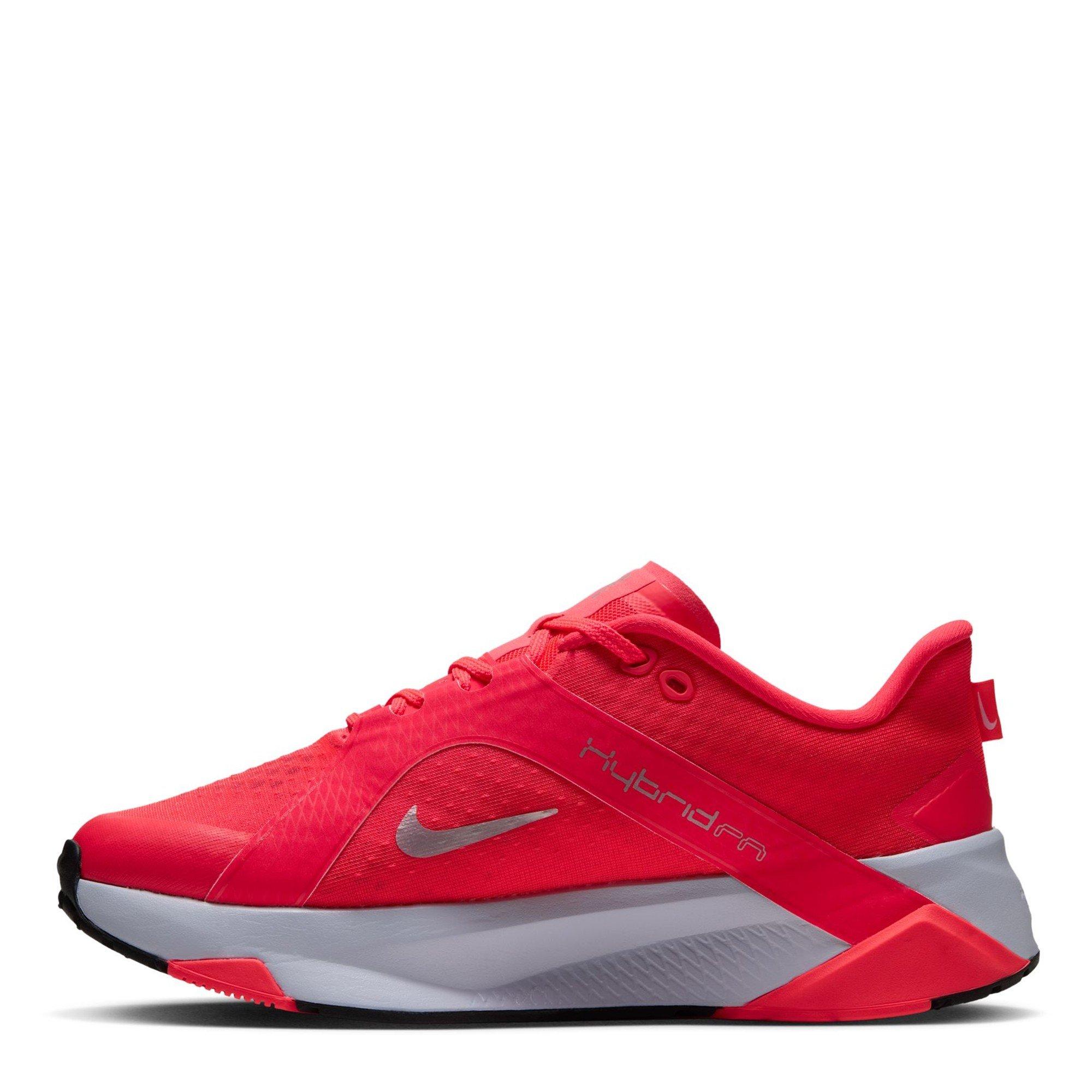Crimson/Silver - Nike - Nike Hybrid RN Womens Running Shoes - 2
