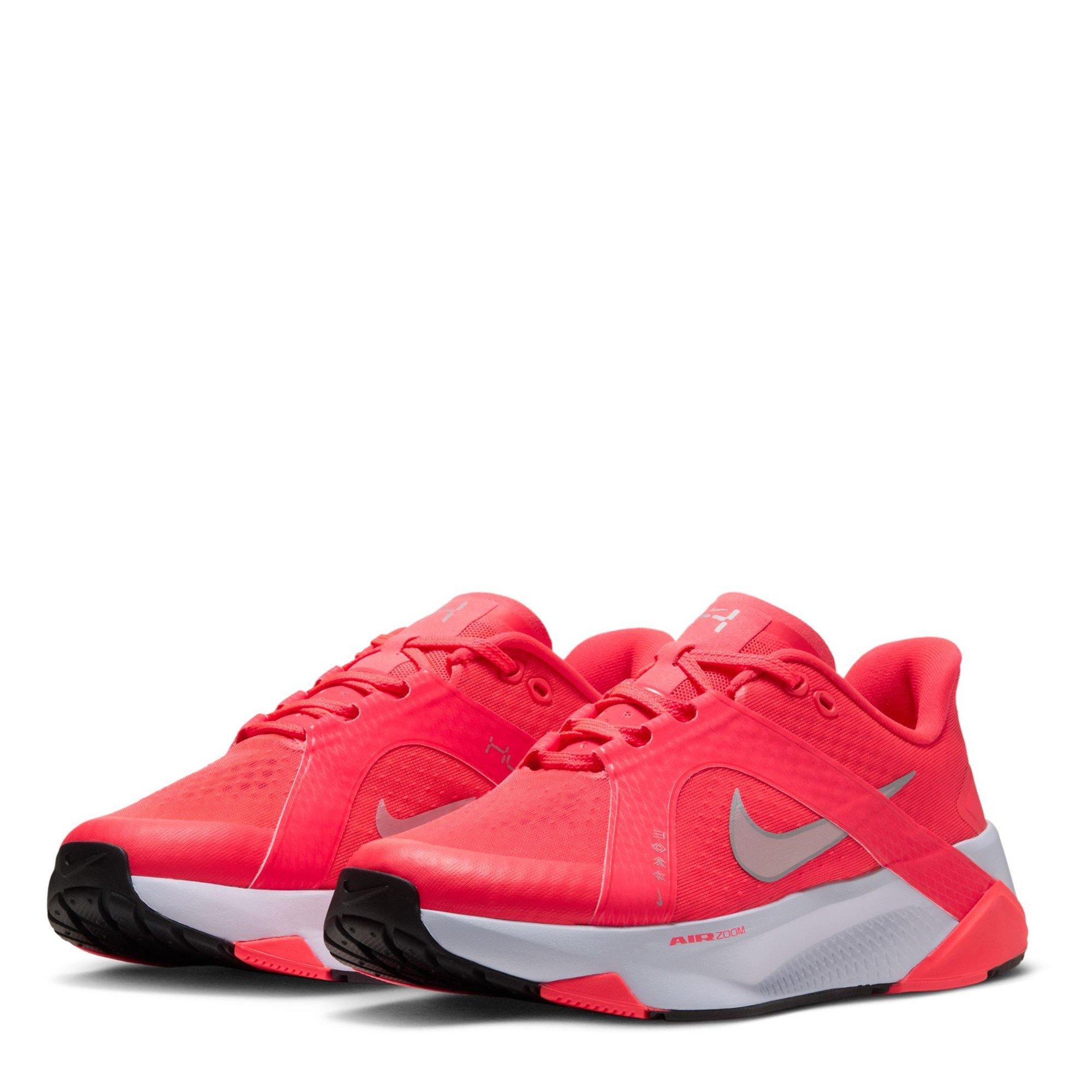 Crimson/Silver - Nike - Nike Hybrid RN Womens Running Shoes - 5