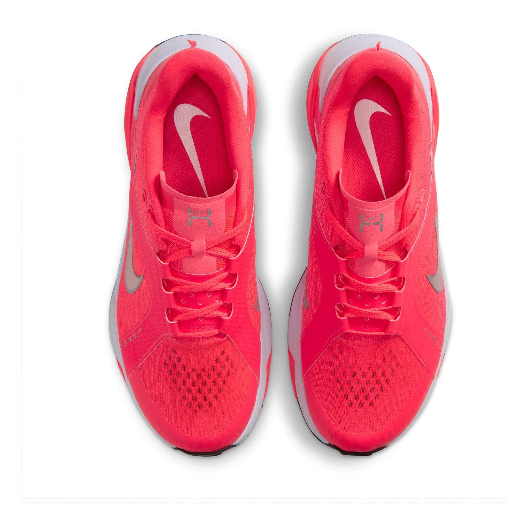 Crimson/Silver - Nike - Nike Hybrid RN Womens Running Shoes - 7
