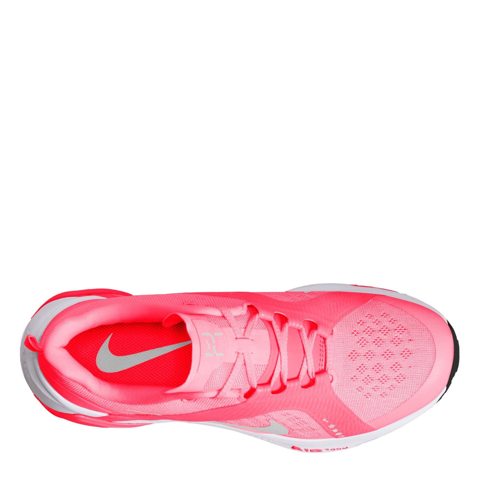 Crimson/Silver - Nike - Nike Hybrid RN Womens Running Shoes - 10