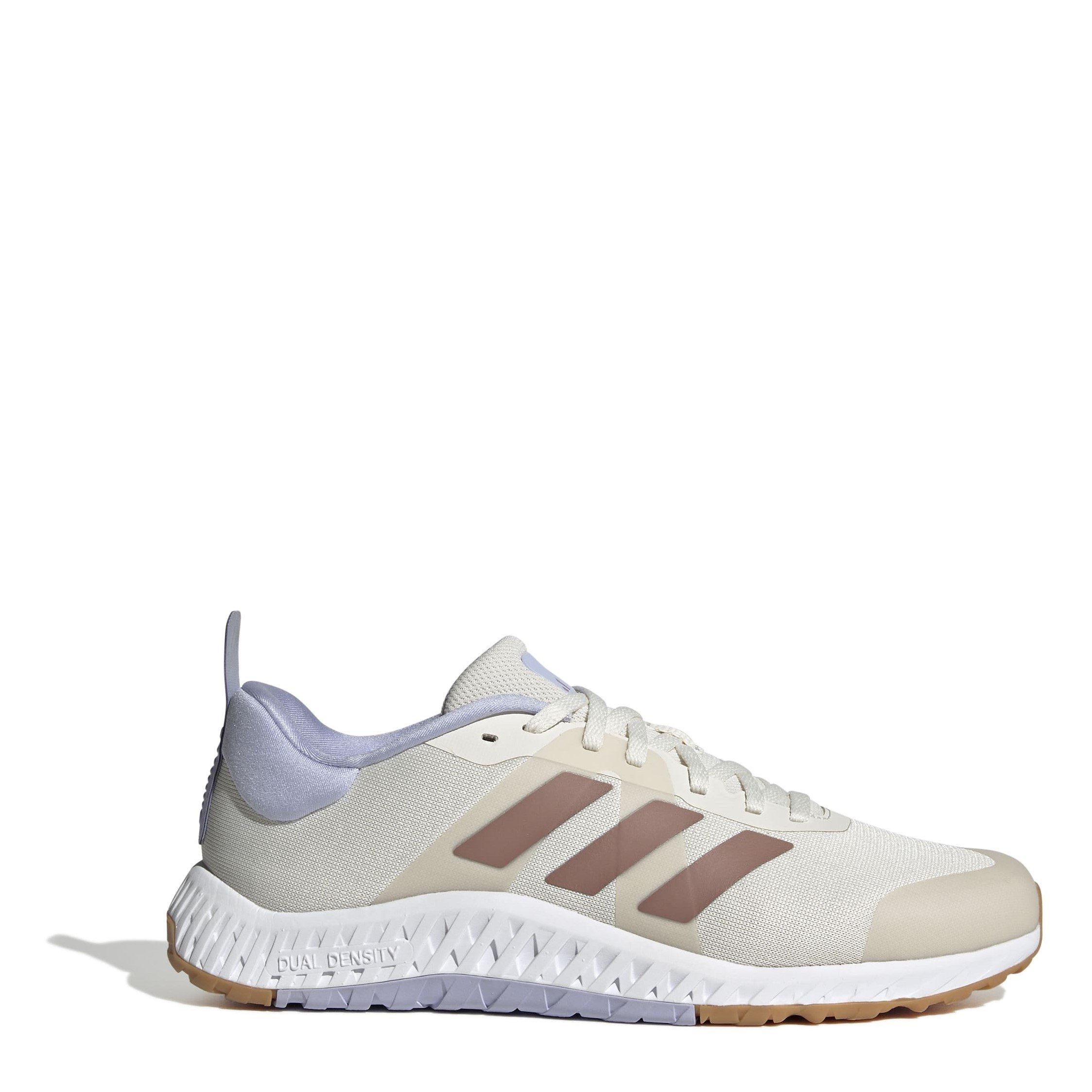 Adidas Women's Versatile Training Shoes - White/Clay/Vlet - 4.5 (37.3)