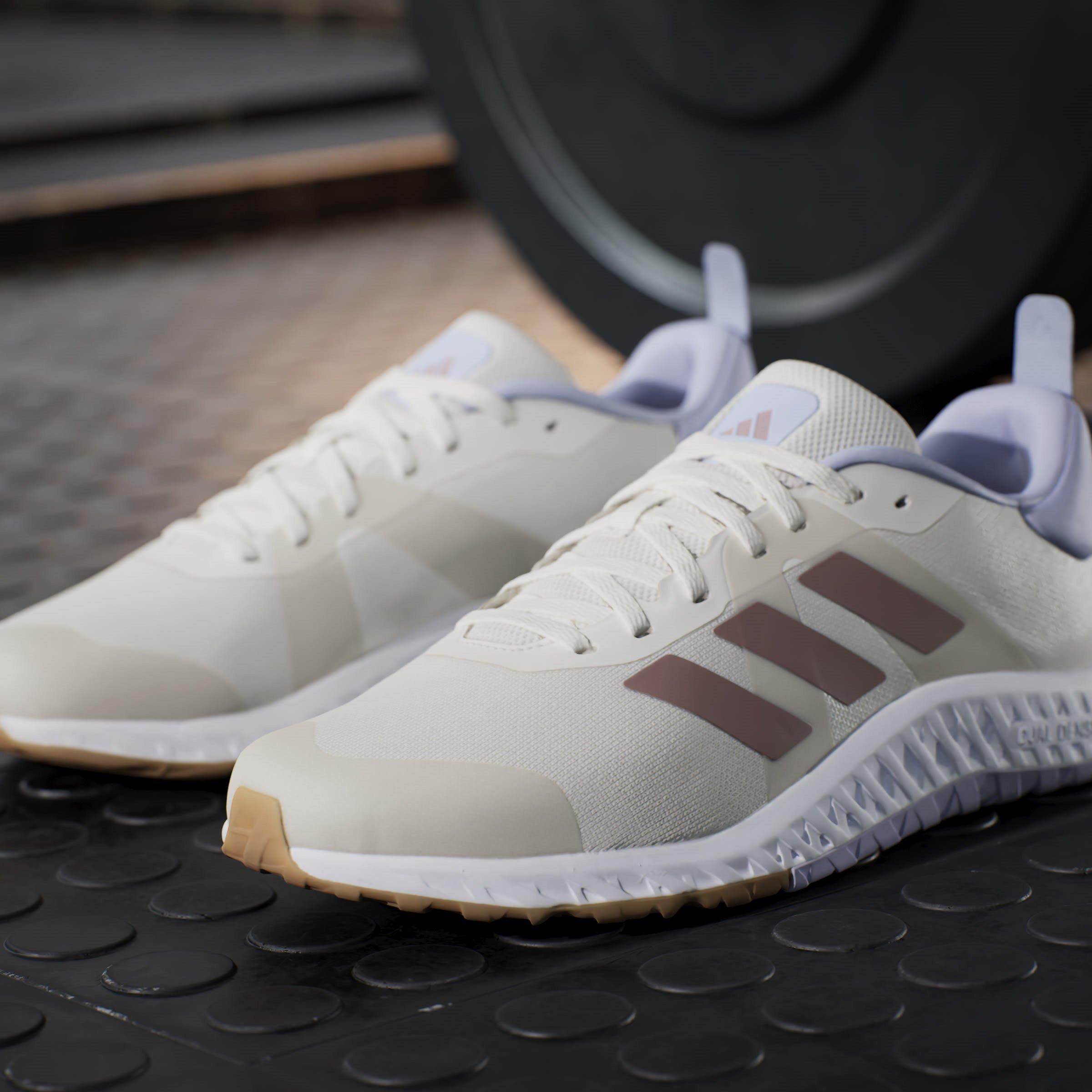 White/Clay/Vlet - adidas - Versatile Training Shoes - 16