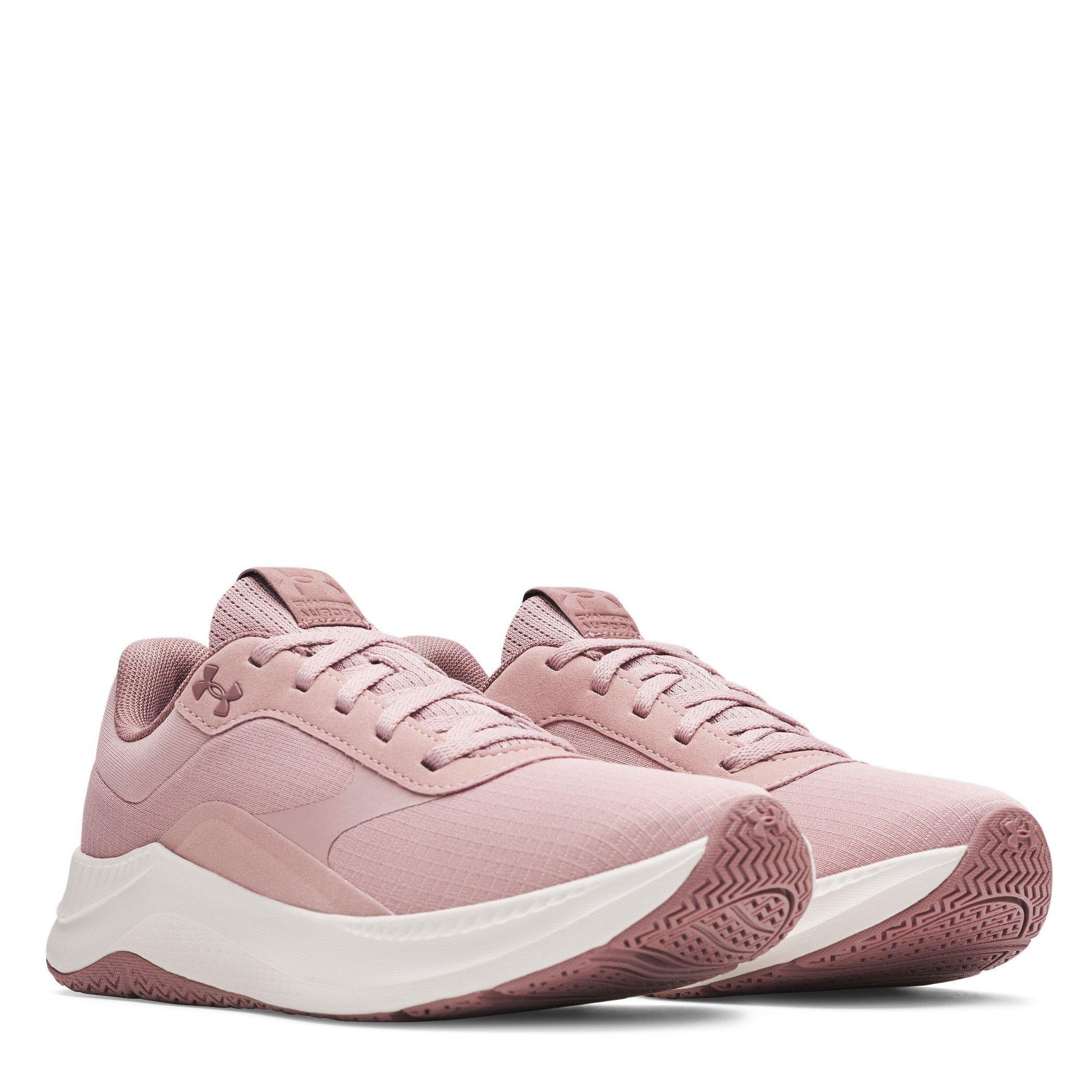 Pink/Wht/Maroon - Under Armour - Aurora Training Shoes - 5