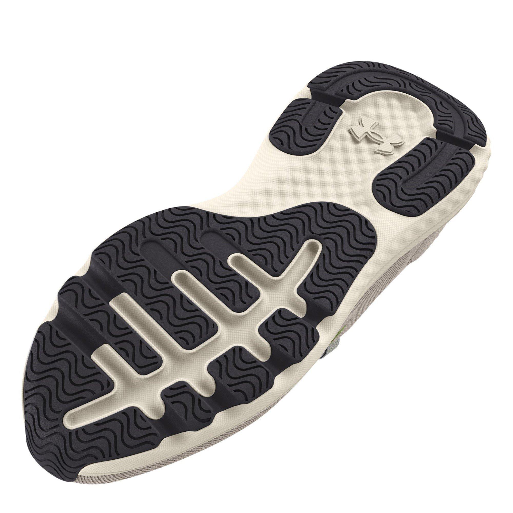 Gray/Wht/Green - Under Armour - Charged Revitalize Running Shoes Womens - 3