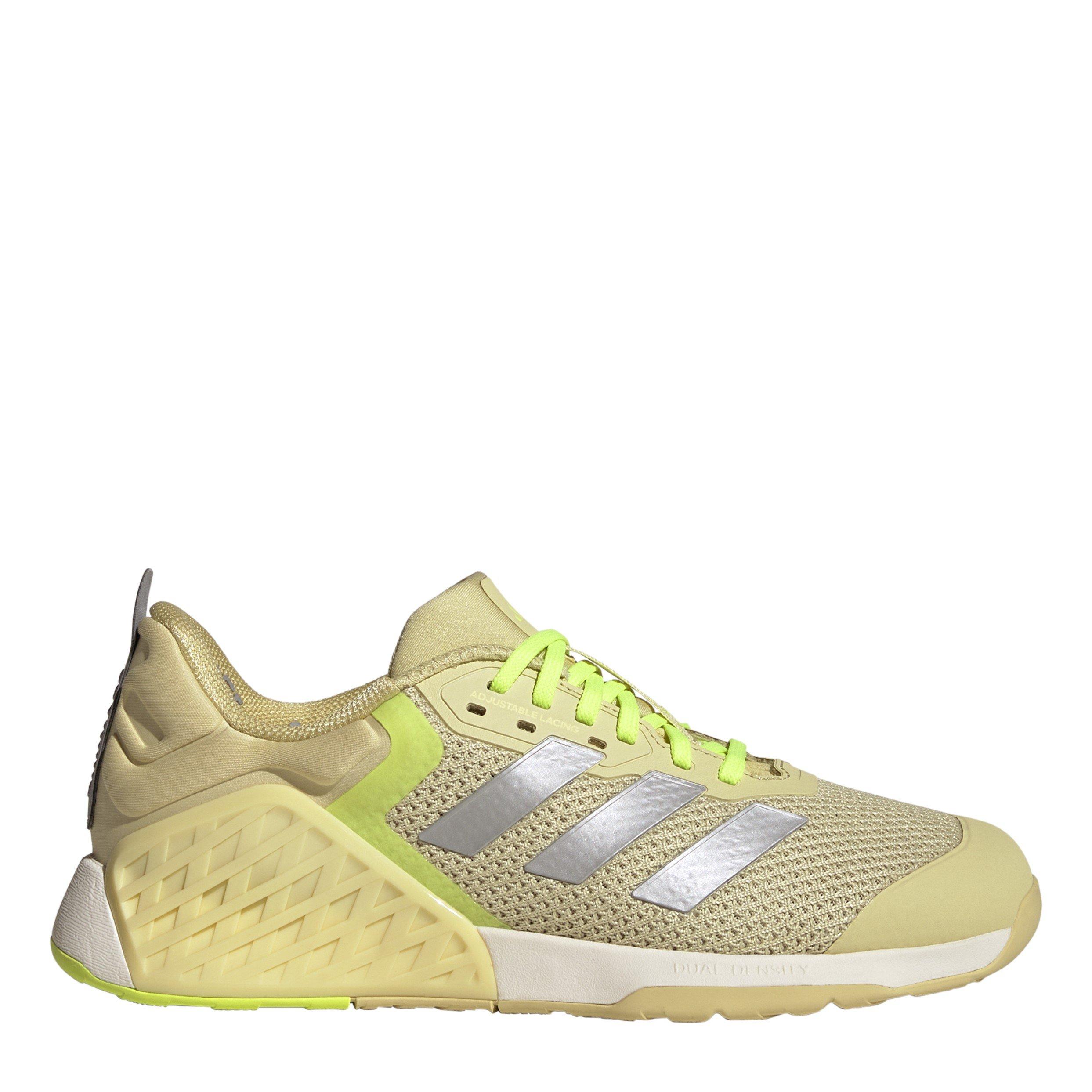 Adidas Women's Training Shoes - Yellow/Silv/Lem - 4.5 (37.3)