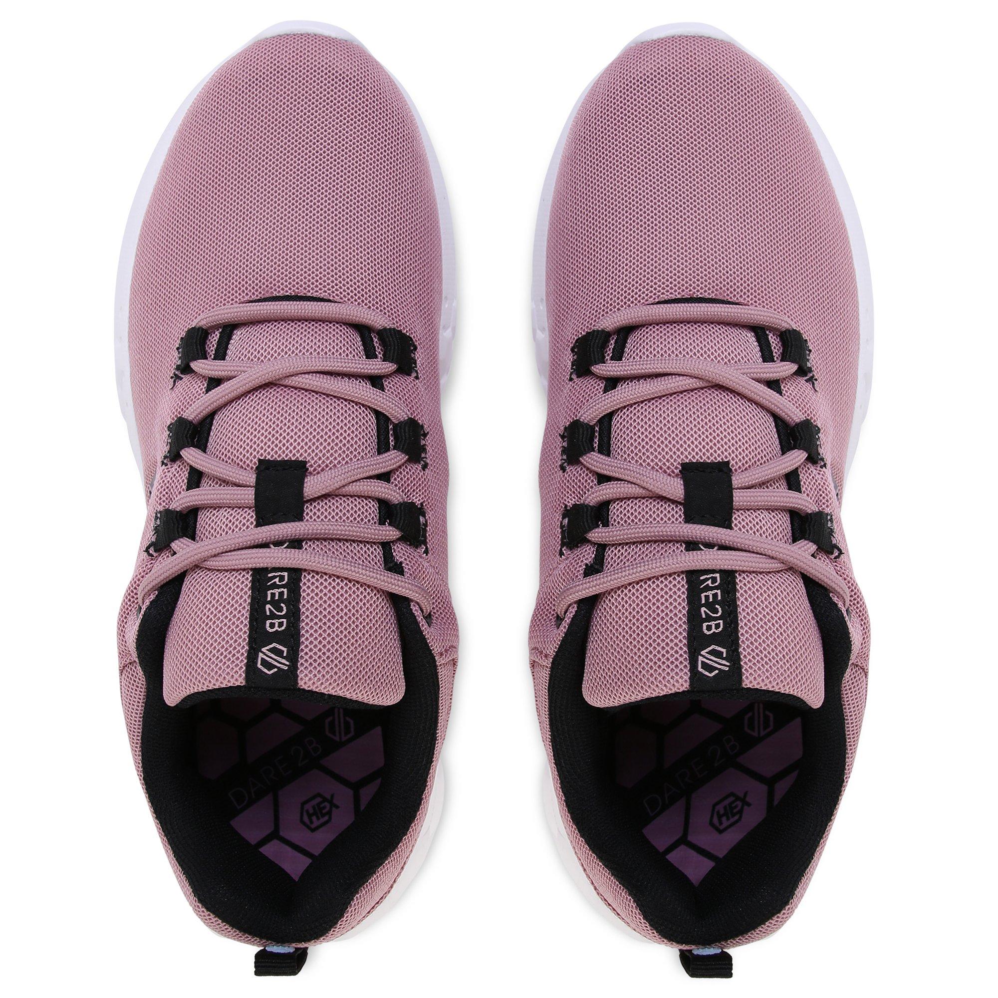Woodrose/Blk - Dare 2b - Fleur East Womens Hex Swift Trainers - 6