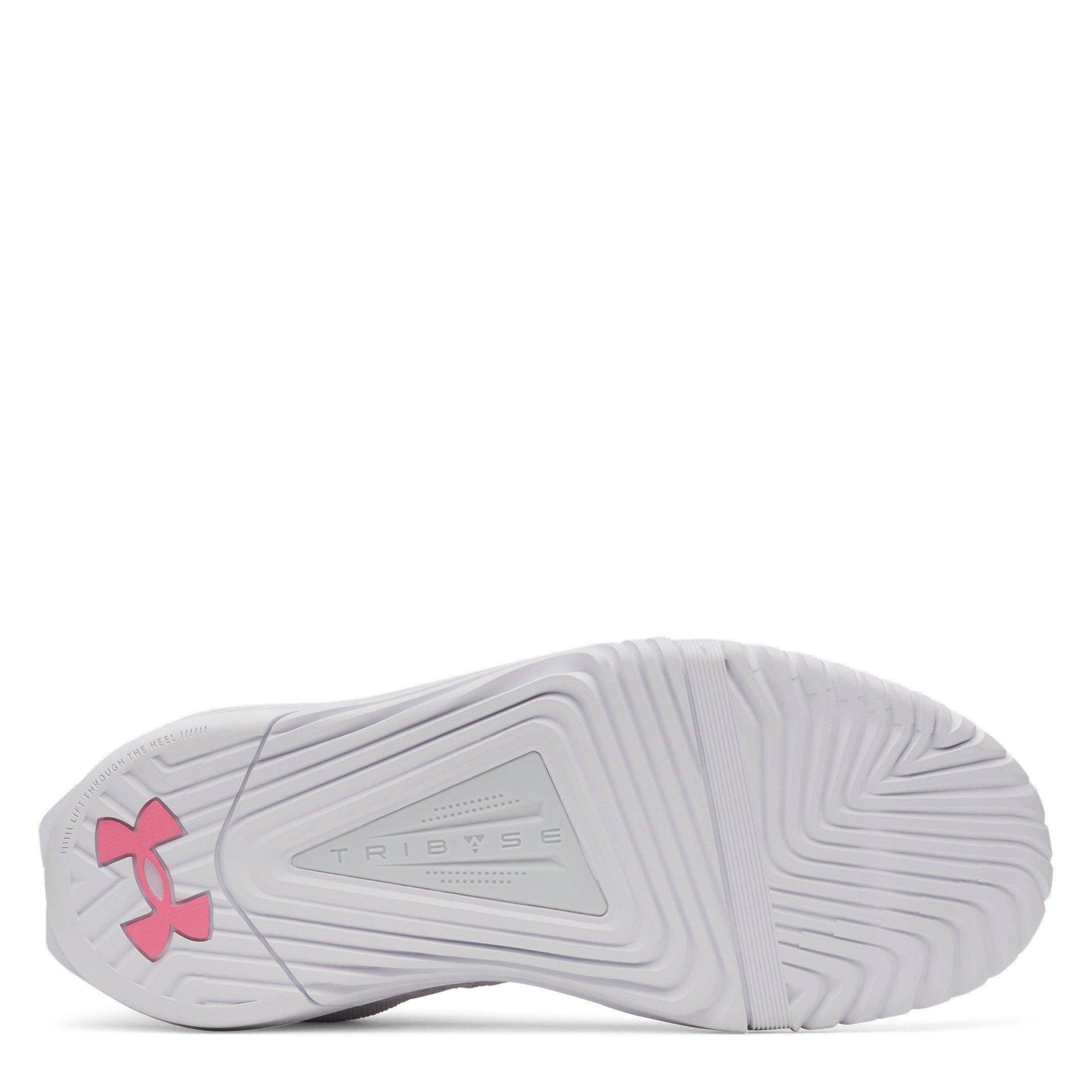 Grijs/Wit/Roze - Under Armour - Women's TriBase Reign Training Shoes - 3