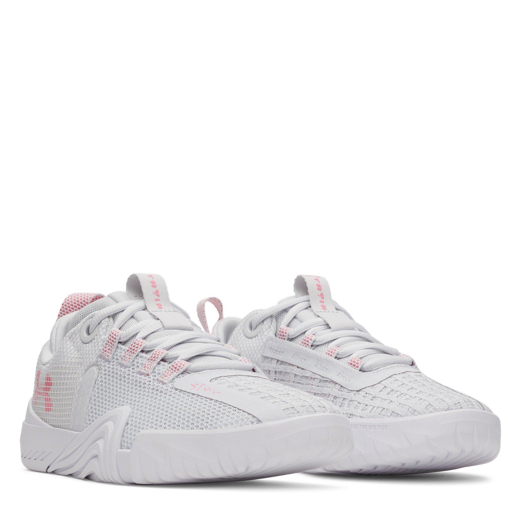 Grijs/Wit/Roze - Under Armour - Women's TriBase Reign Training Shoes - 5