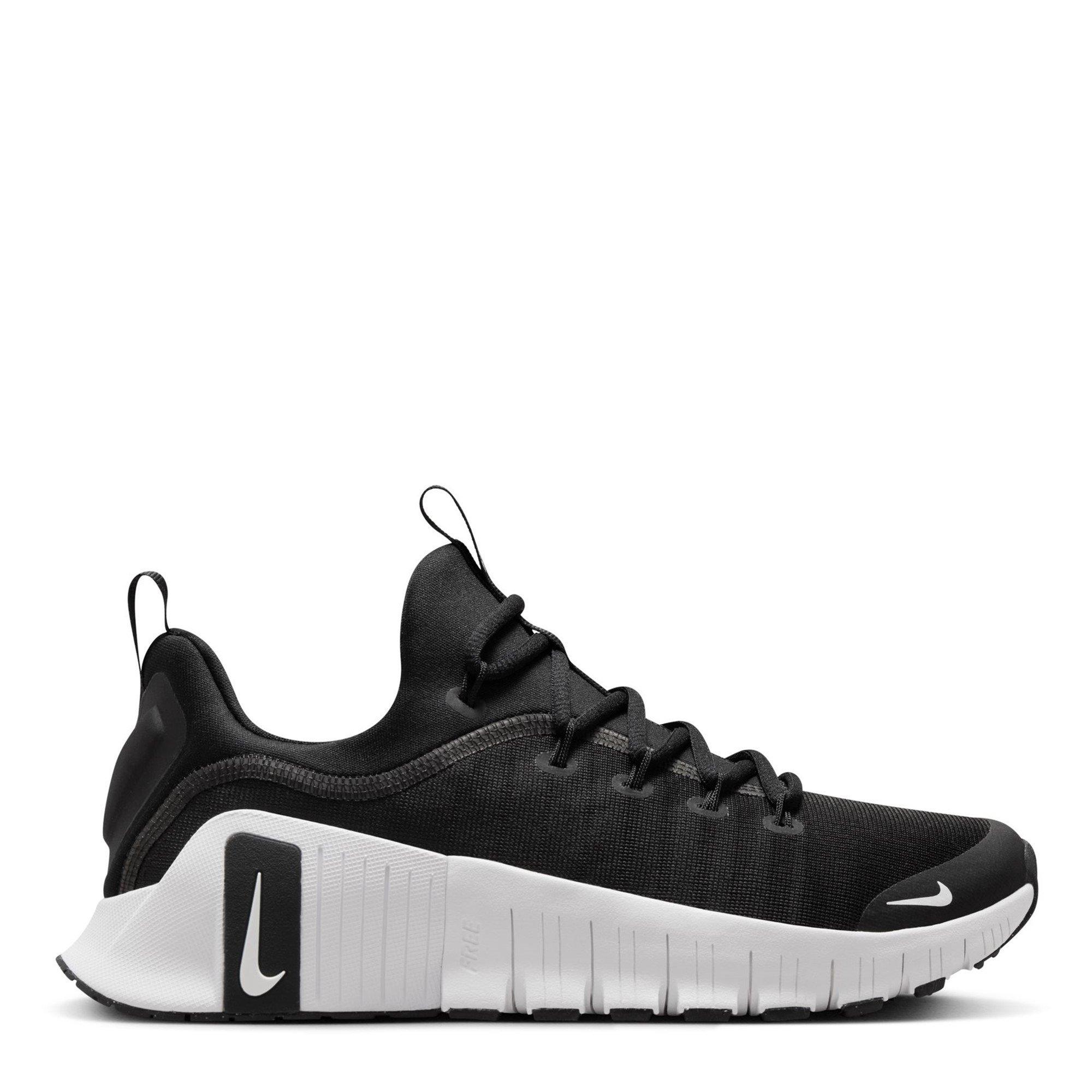 Black/White - Nike - Free Metcon 6 Womens Workout Shoes - 1