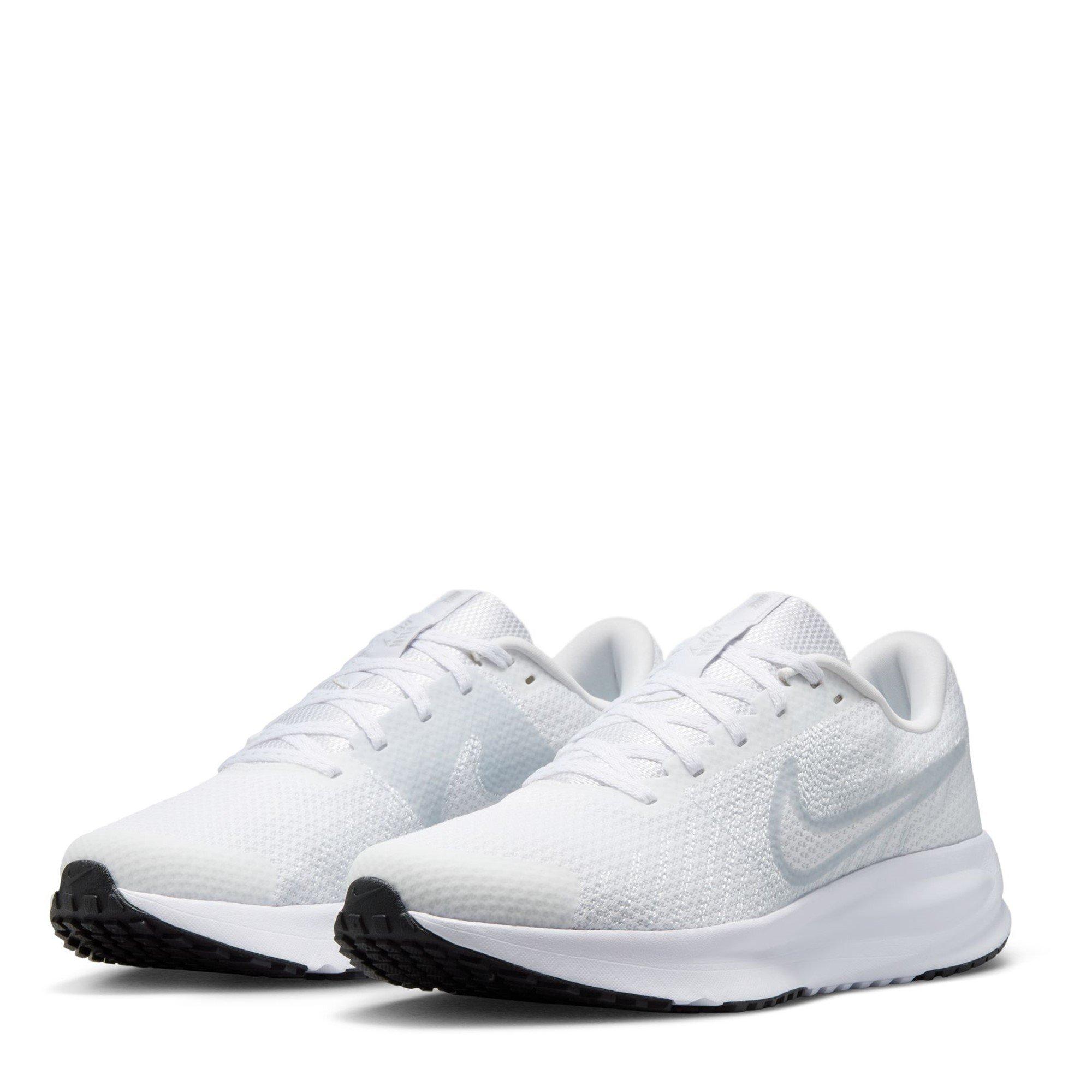 White/Pltnm-Blk - Nike - Run Defy - 4