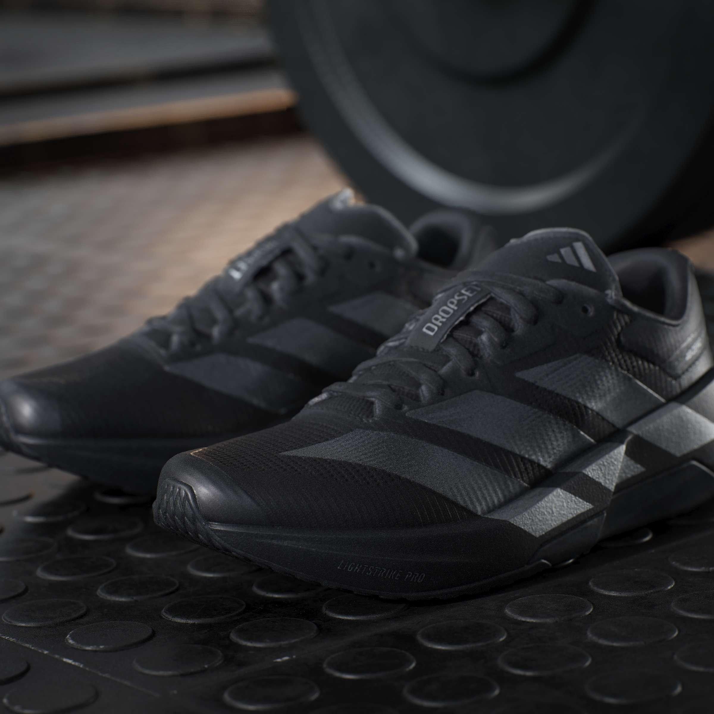 Black/Iron - adidas - Women's Azero Dropset Training Shoes - 16