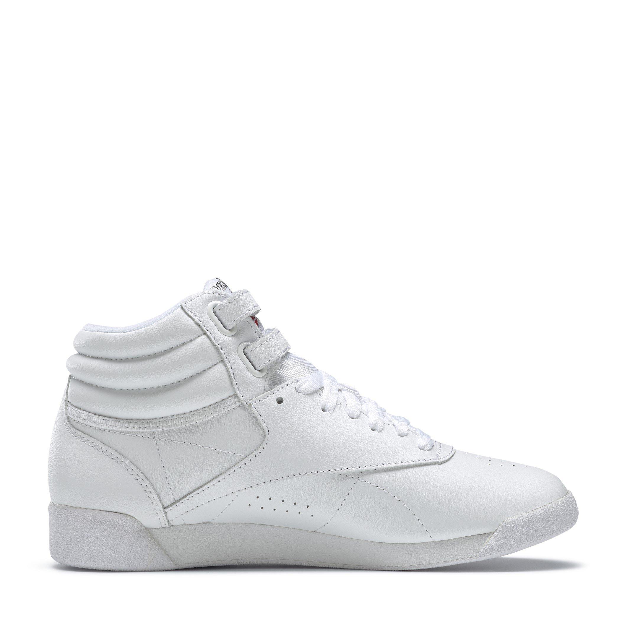 White - Reebok - FreeStyle Ladies Hi Trainers - 2