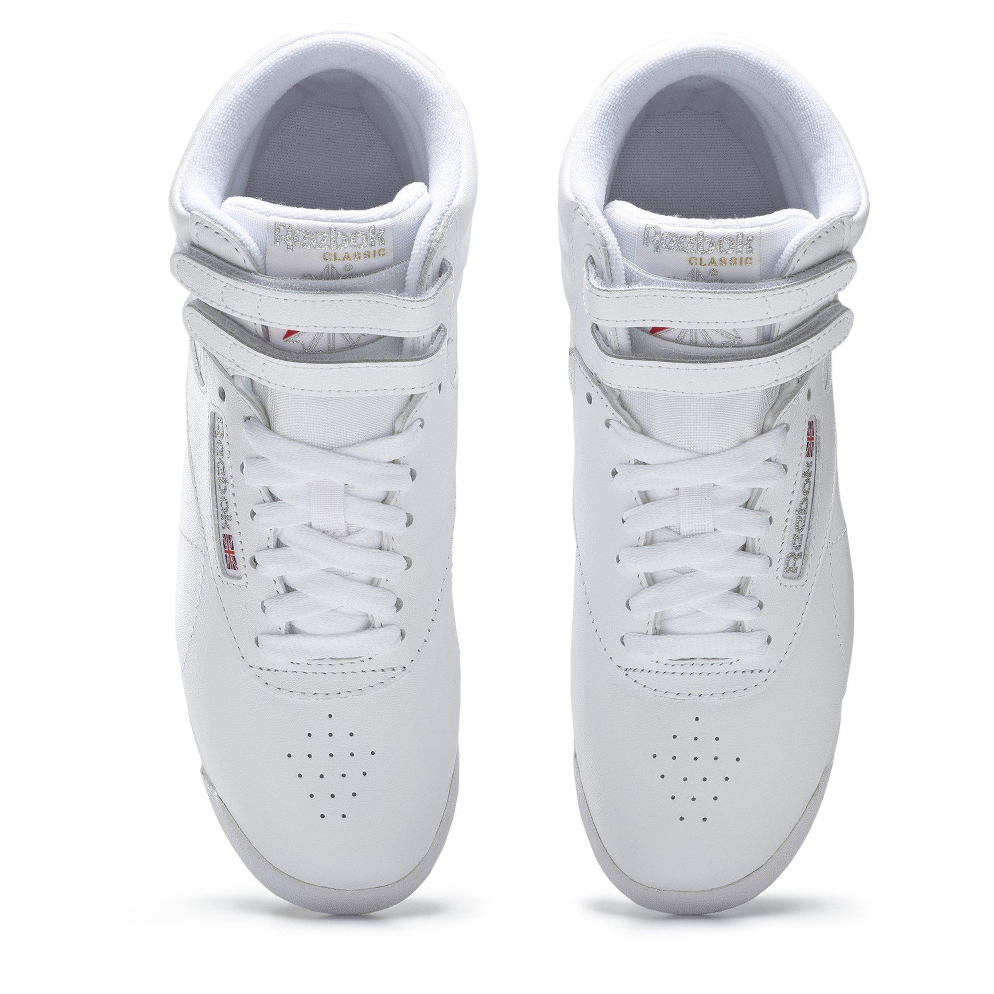 White - Reebok - FreeStyle Ladies Hi Trainers - 5