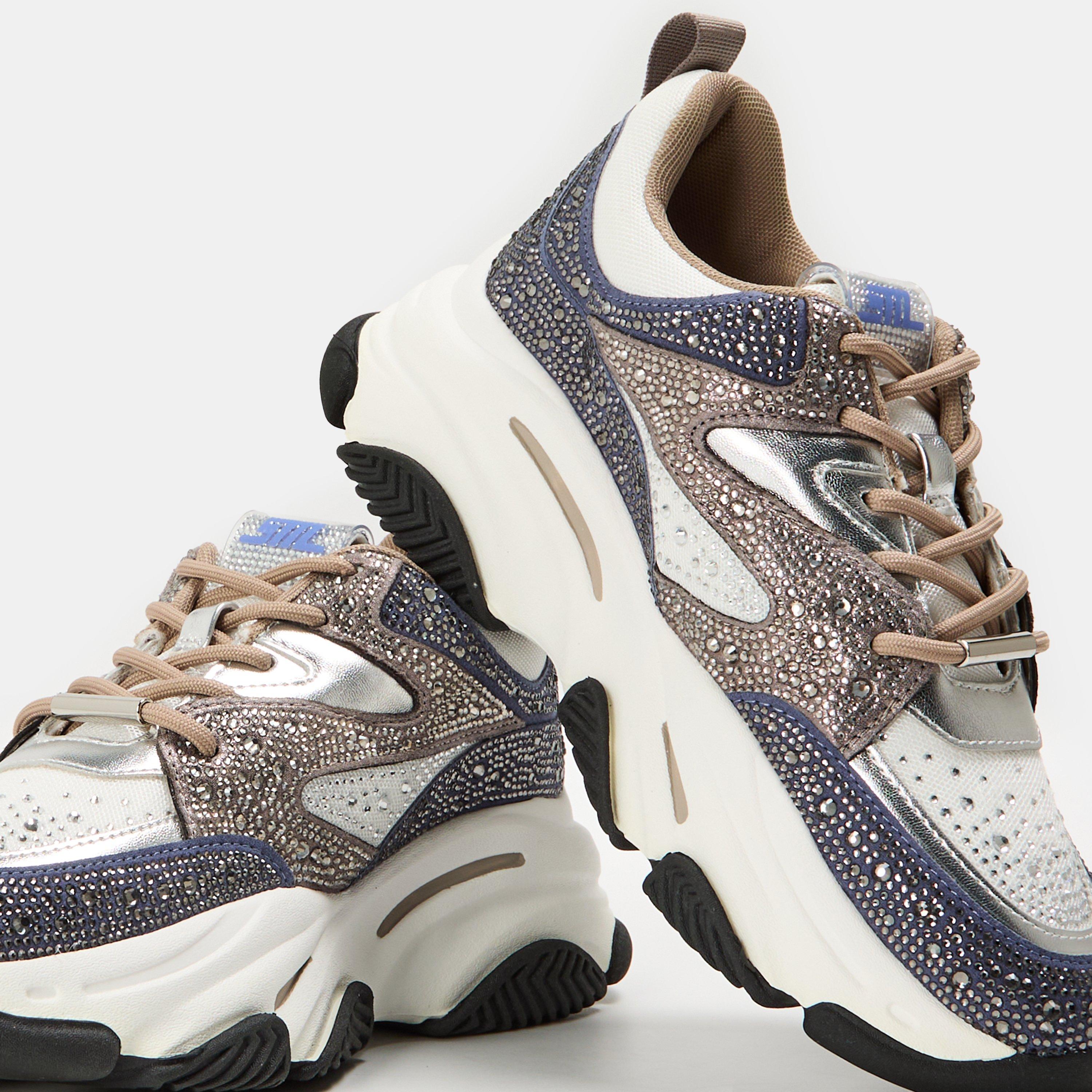 Slate Blu/Taupe - Steve Madden - Privy Trainers - 4